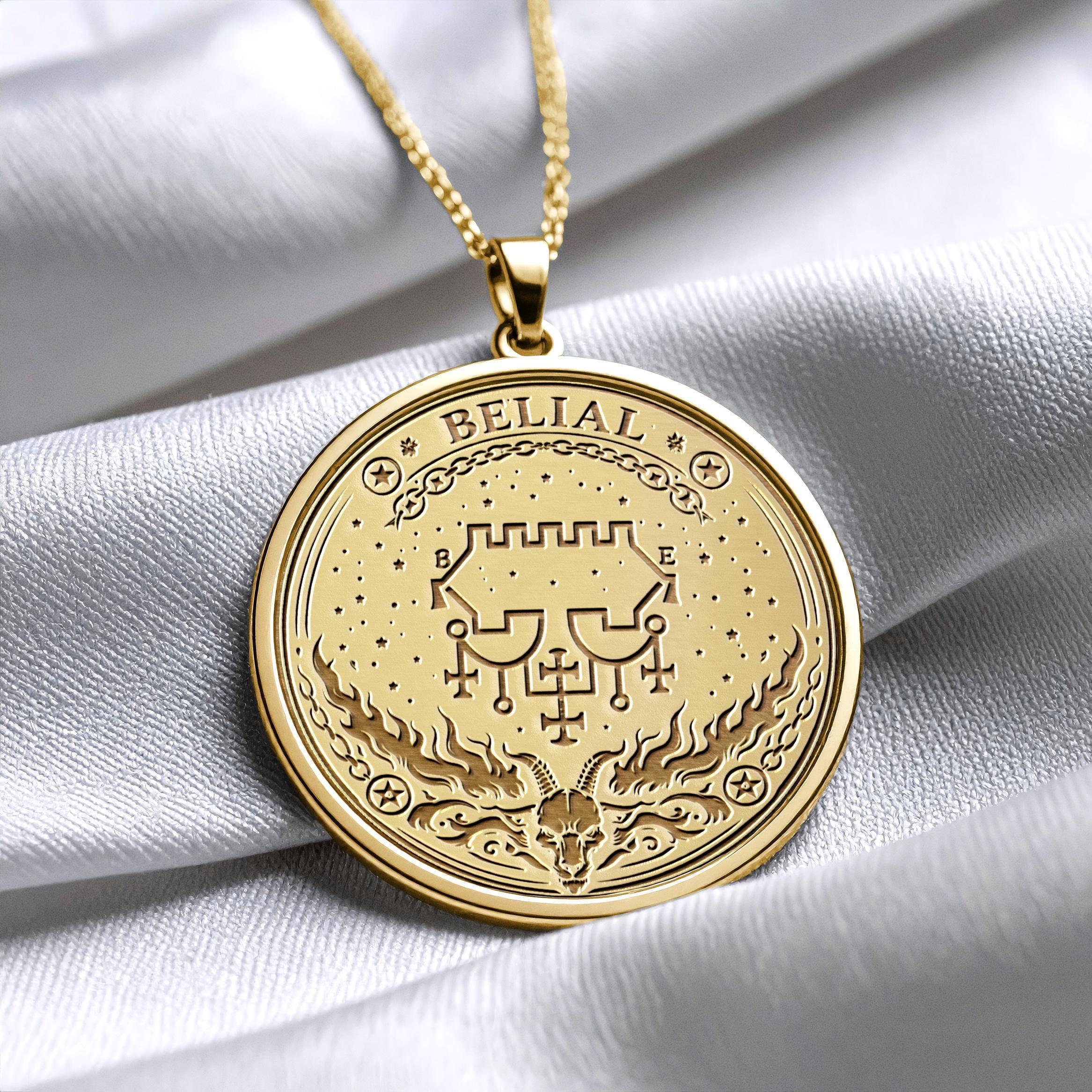 Belial Sigil Pendant – Symbol of Defiance and Sovereignty -345