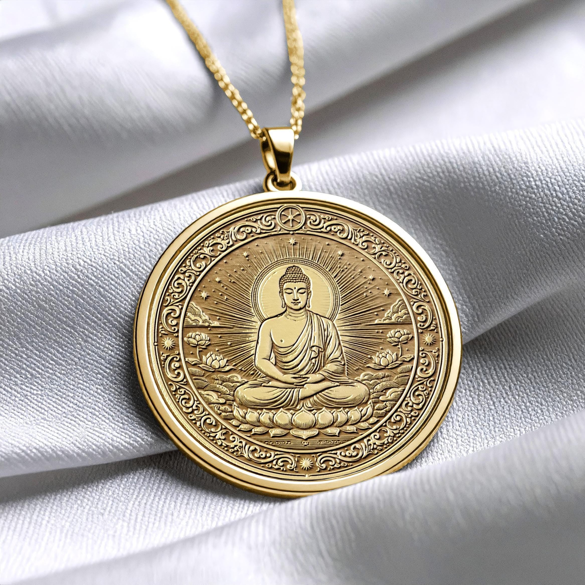 Buddha Necklace – Pendant of Serenity and Spiritual Growth -511