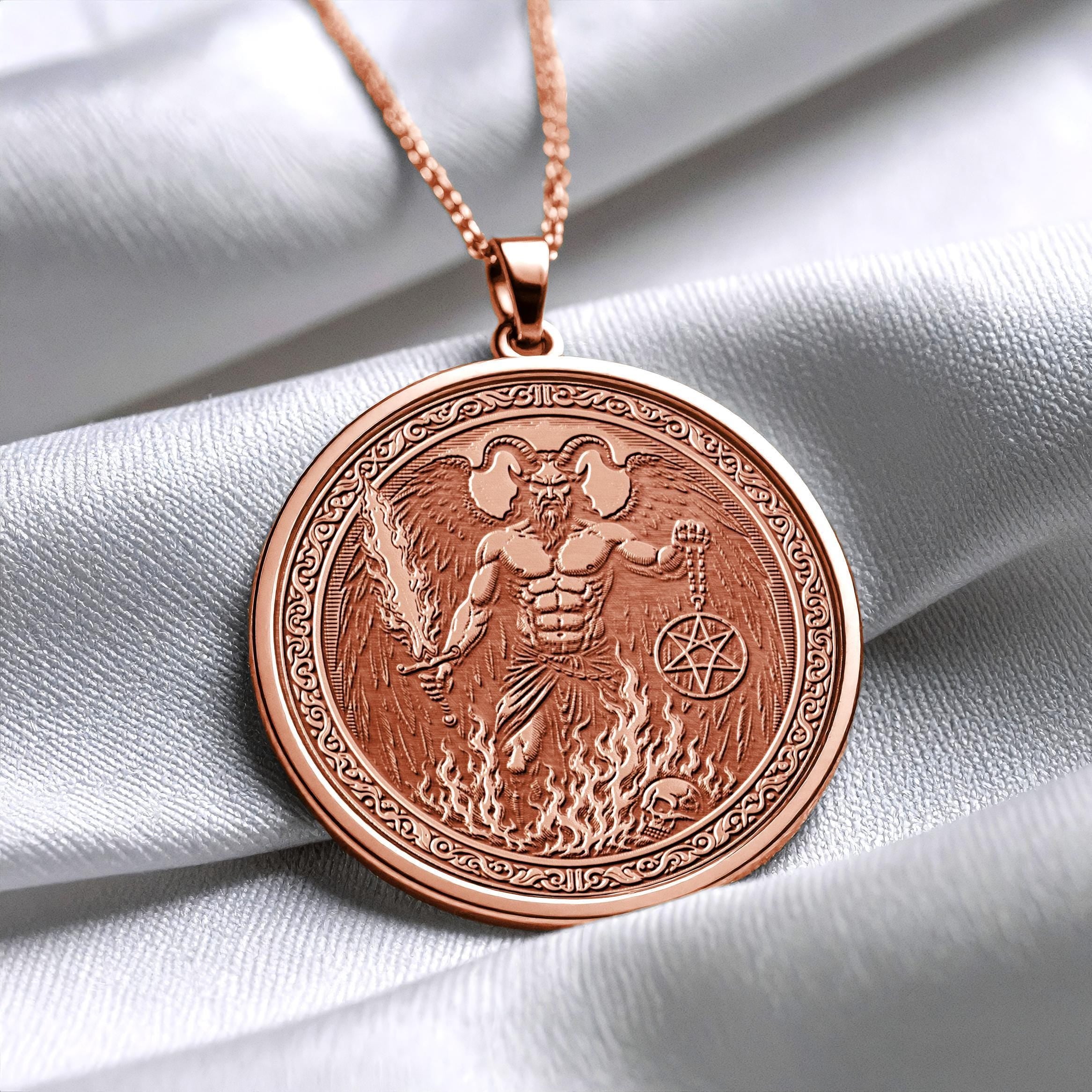 Azazel Fallen Angel Necklace - Power Symbol Pendant - 562