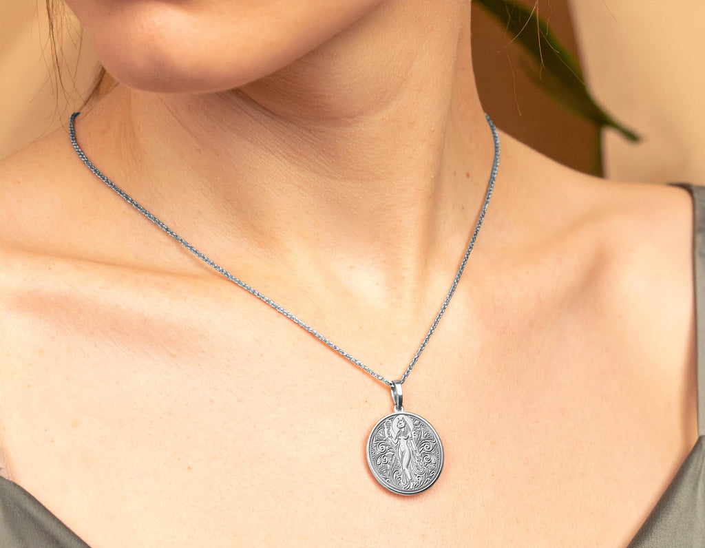 Bastet Pendant Ancient Egyptian Goddess Jewelry-26