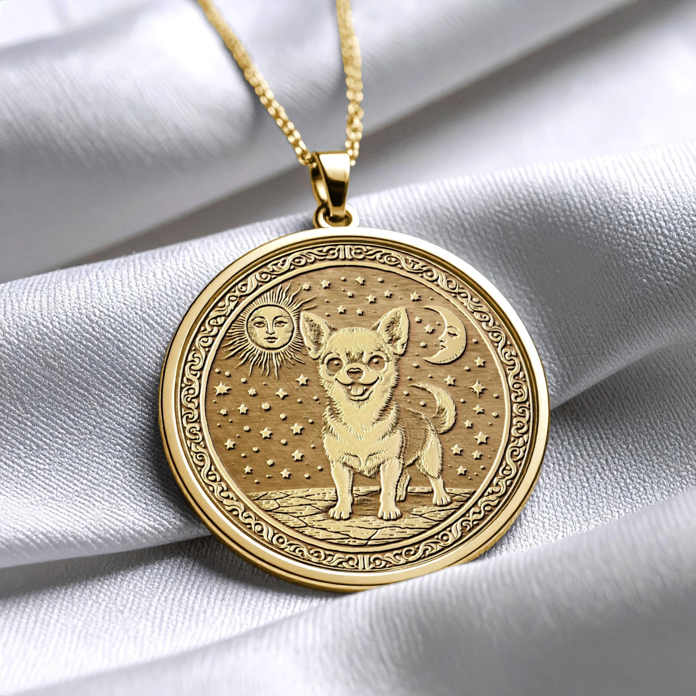 Chihuahua Dog Loyalty and Courage Pendant 569