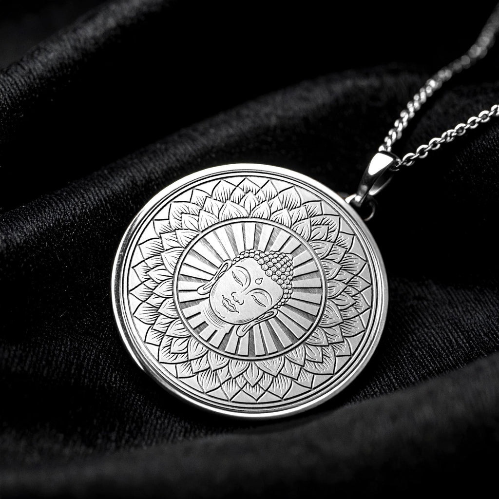 Buddha Necklace - Spiritual Meditation Zen Pendant -265