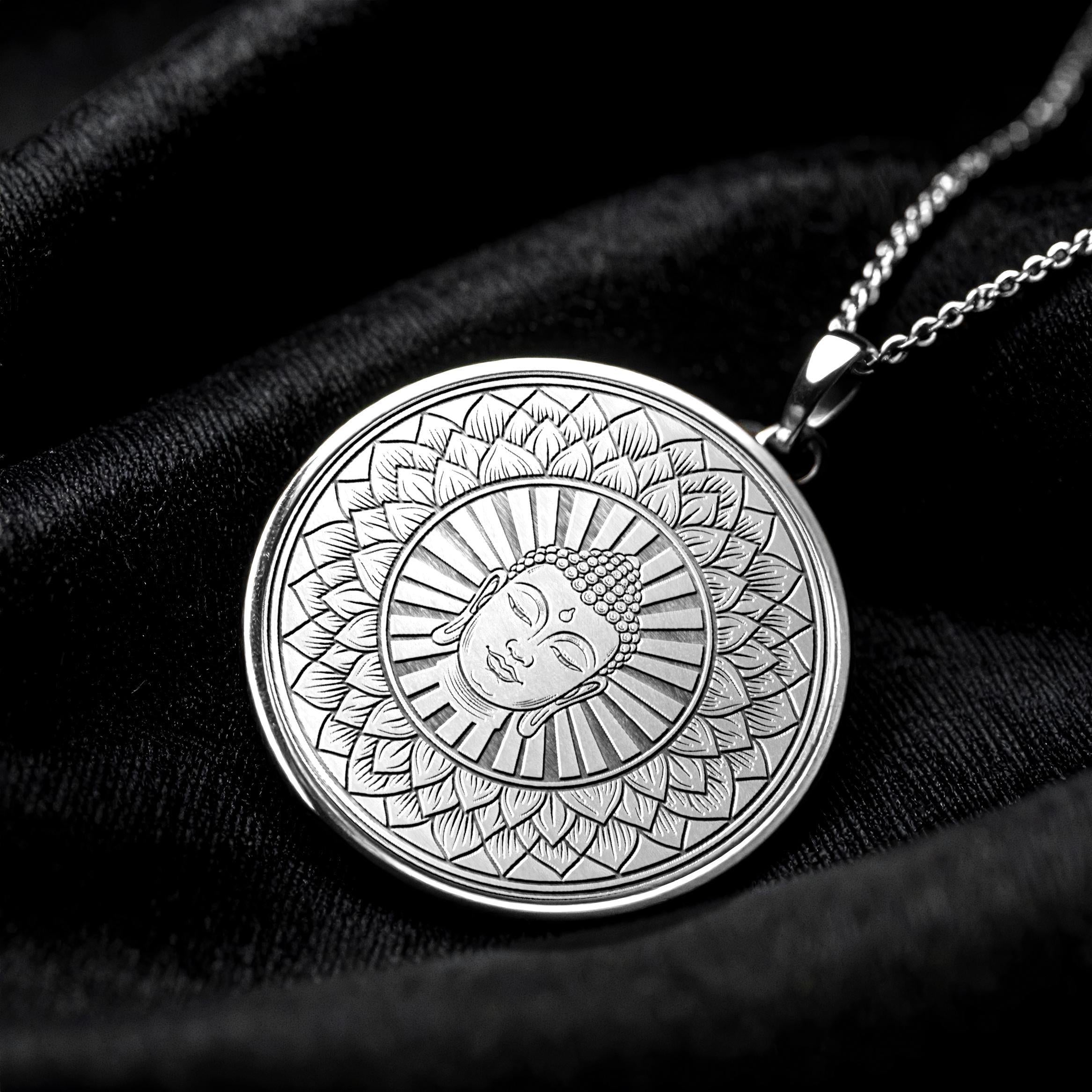 Buddha Necklace - Spiritual Meditation Zen Pendant -265