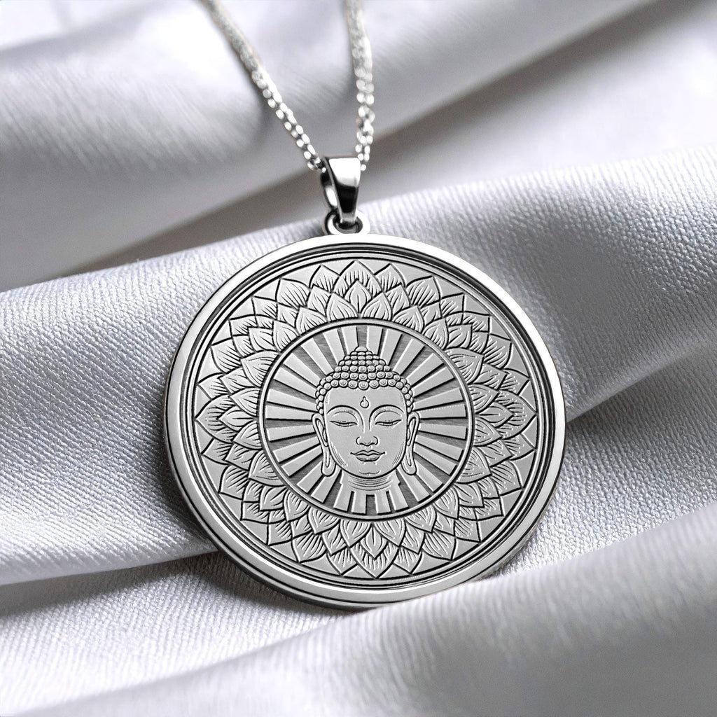 Buddha Necklace - Spiritual Meditation Zen Pendant -265