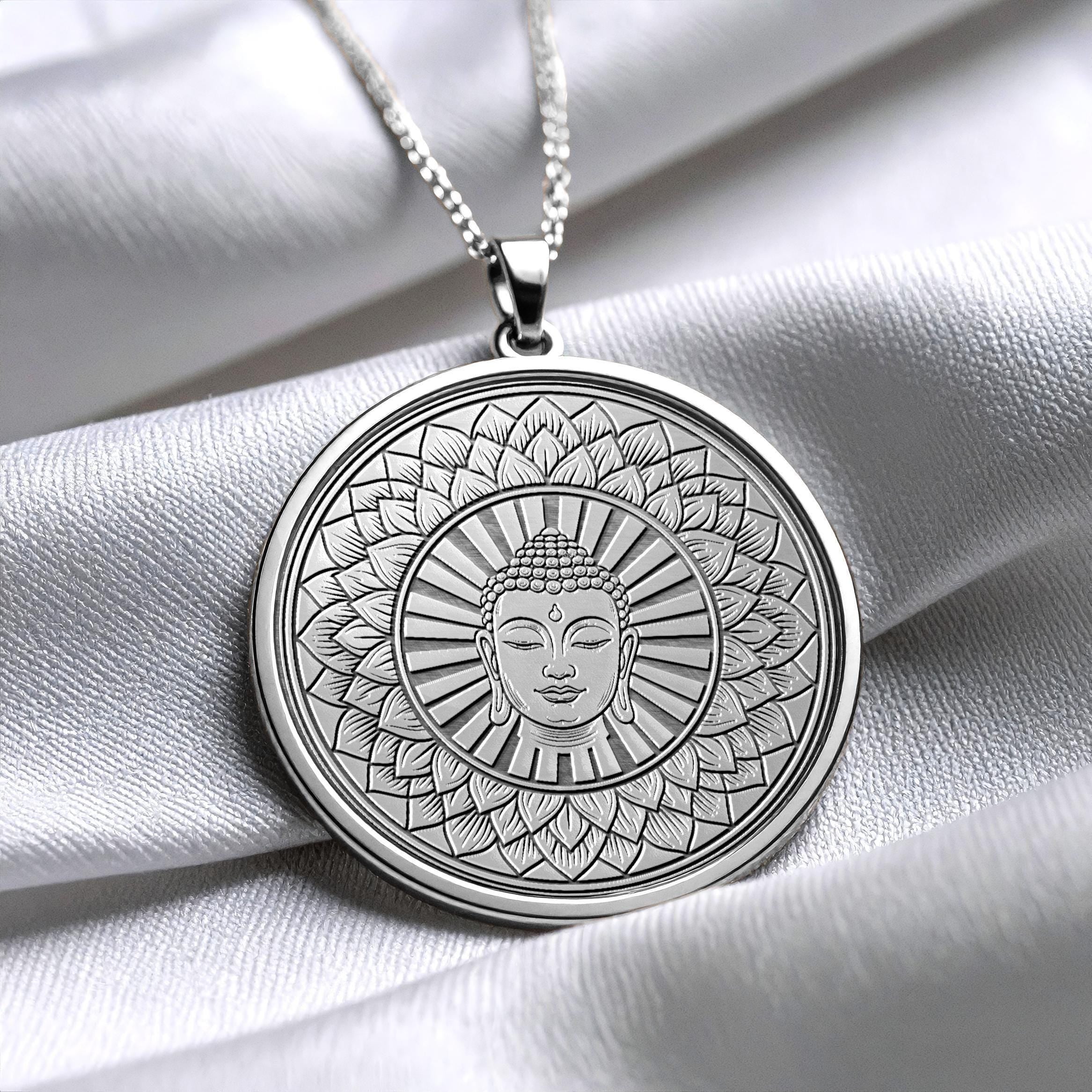 Buddha Necklace - Spiritual Meditation Zen Pendant -265