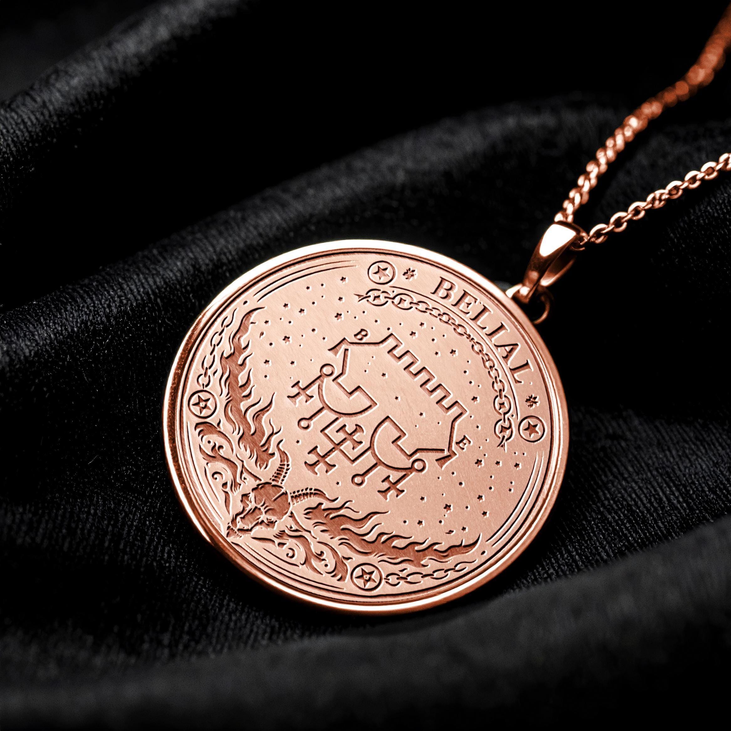 Belial Sigil Pendant – Symbol of Defiance and Sovereignty -345