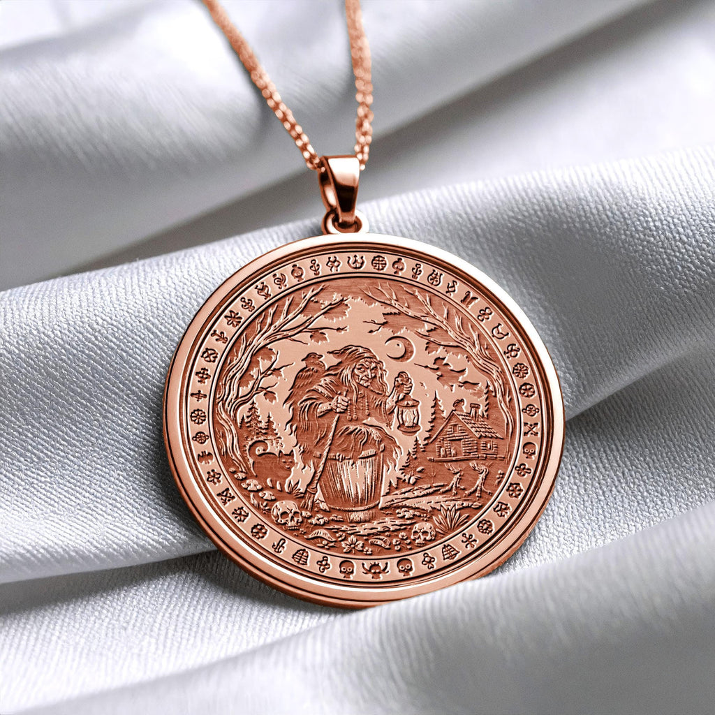 Baba Yaga – Slavic Folklore Inspired Mystic Pendant -311