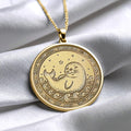 Baby Seal Medallion Necklace – Ocean Animal Charm, Sterling Silver -214