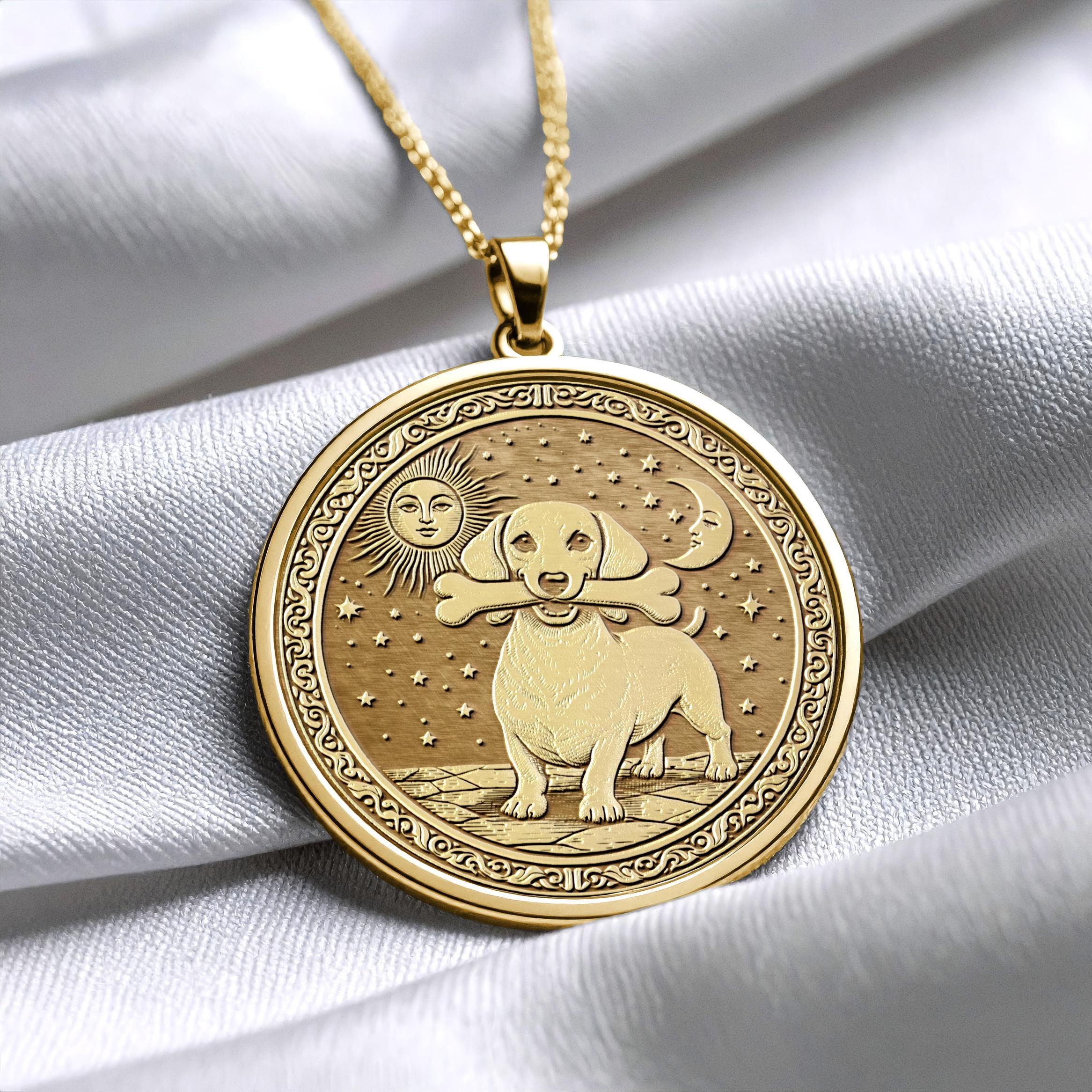 Dachshund Pendant - Necklace of Loyalty and Courage -462