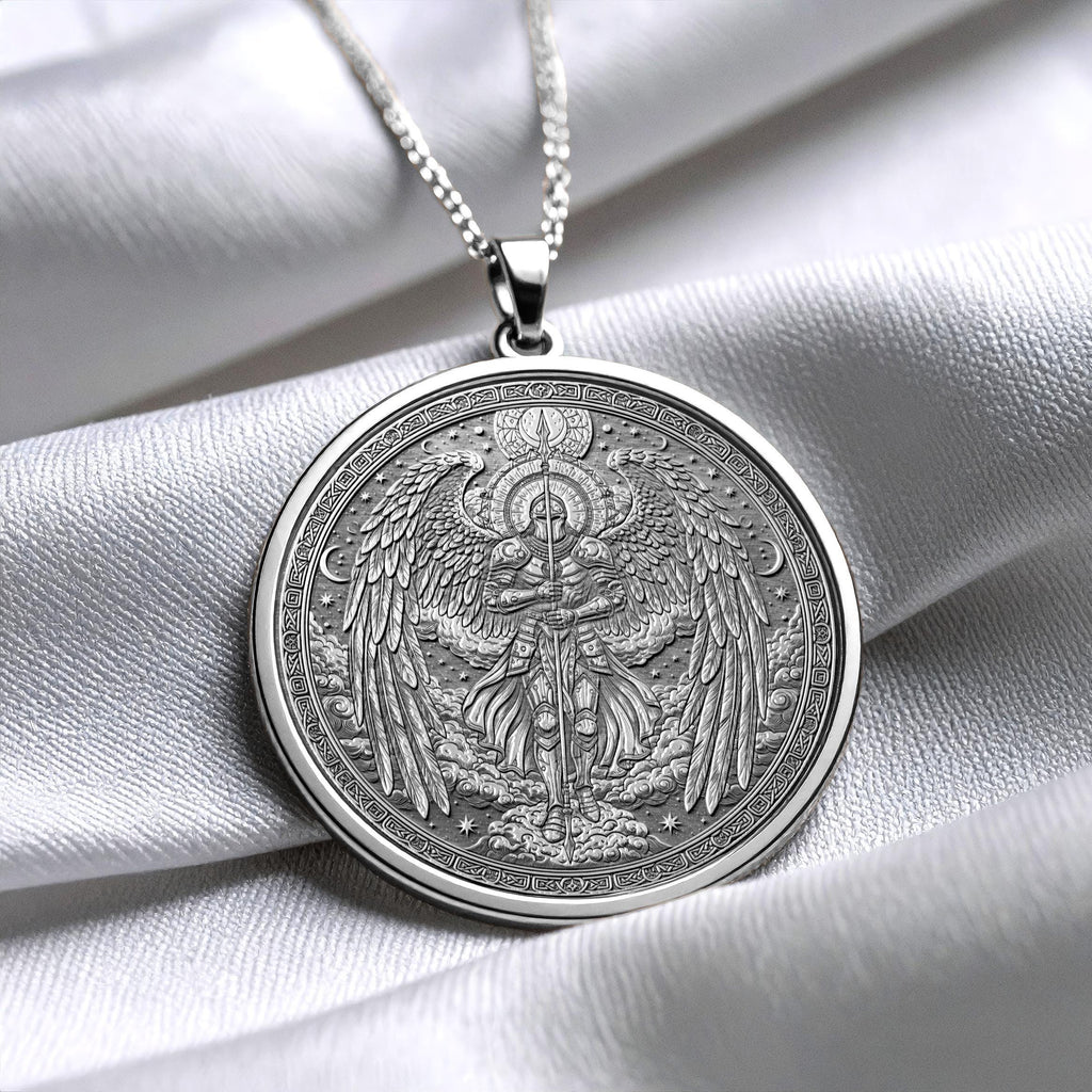 Archangel Gabriel Necklace , Spiritual Guidance Gift -77