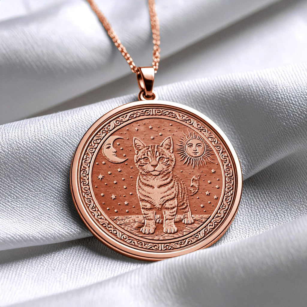 Bengal Cat Necklace – Wild Elegance, Untamed Beauty -473