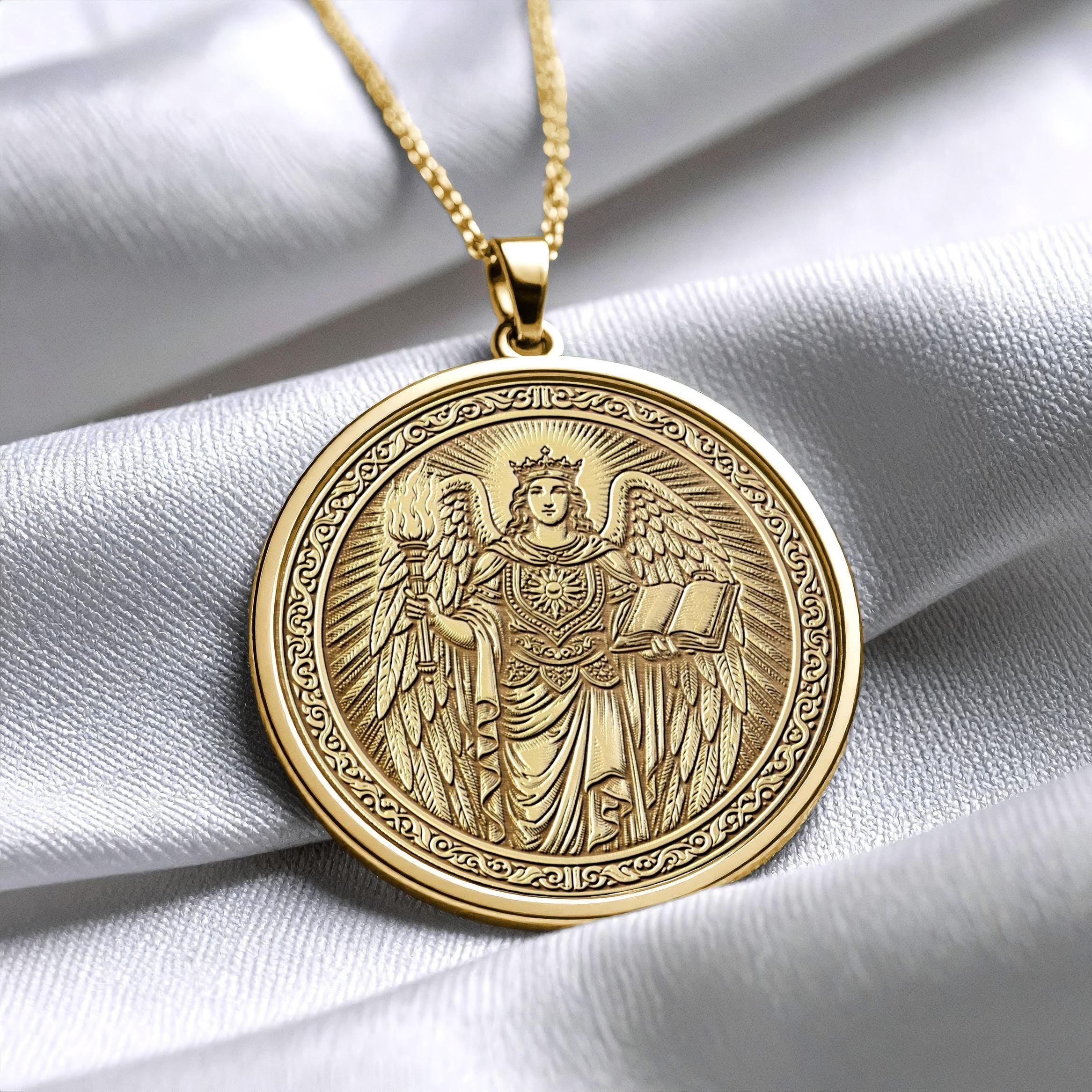 Archangel Jophiel necklace - Pendant of Golden Wisdom  558