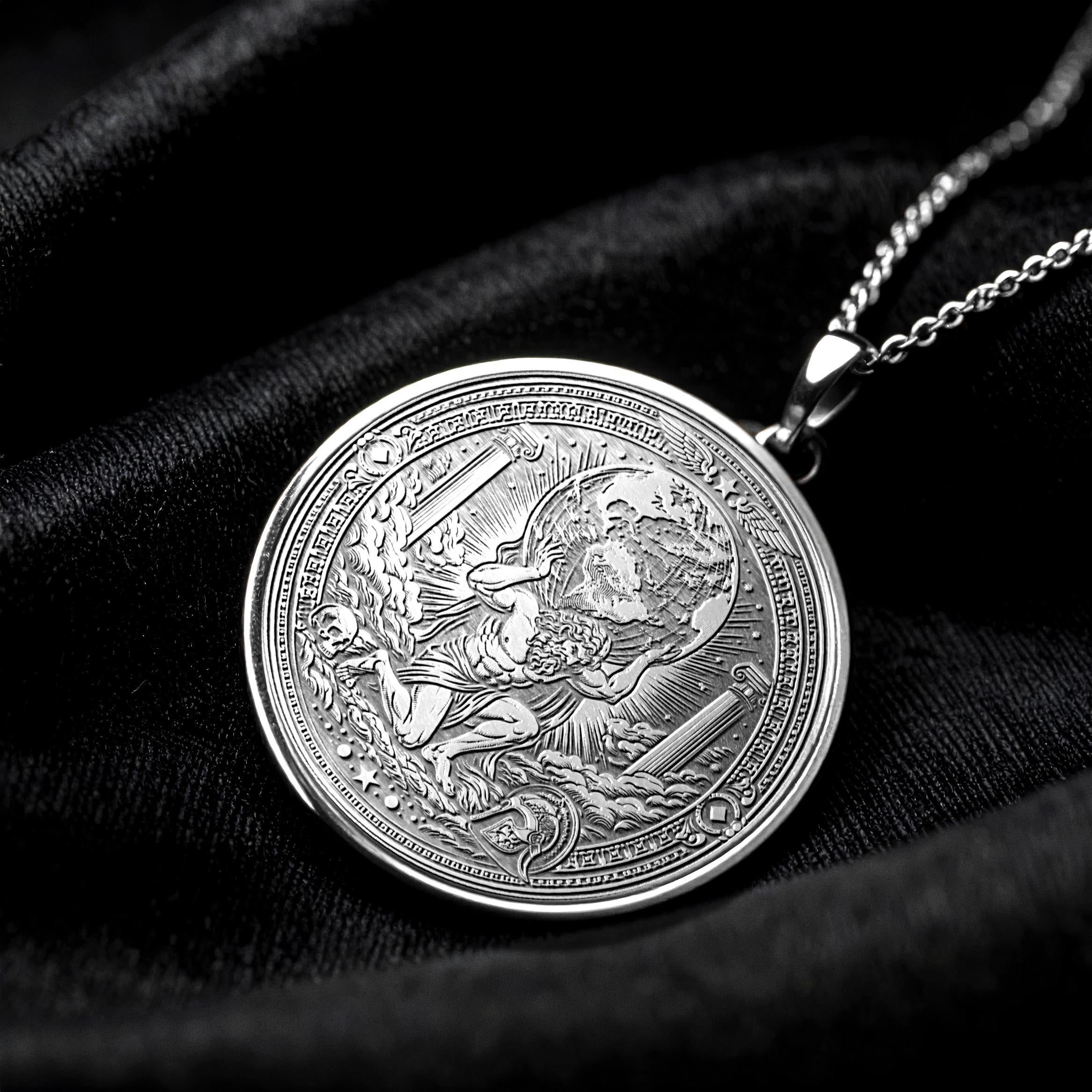 Atlas pendant - Greek titan of the sky  -309