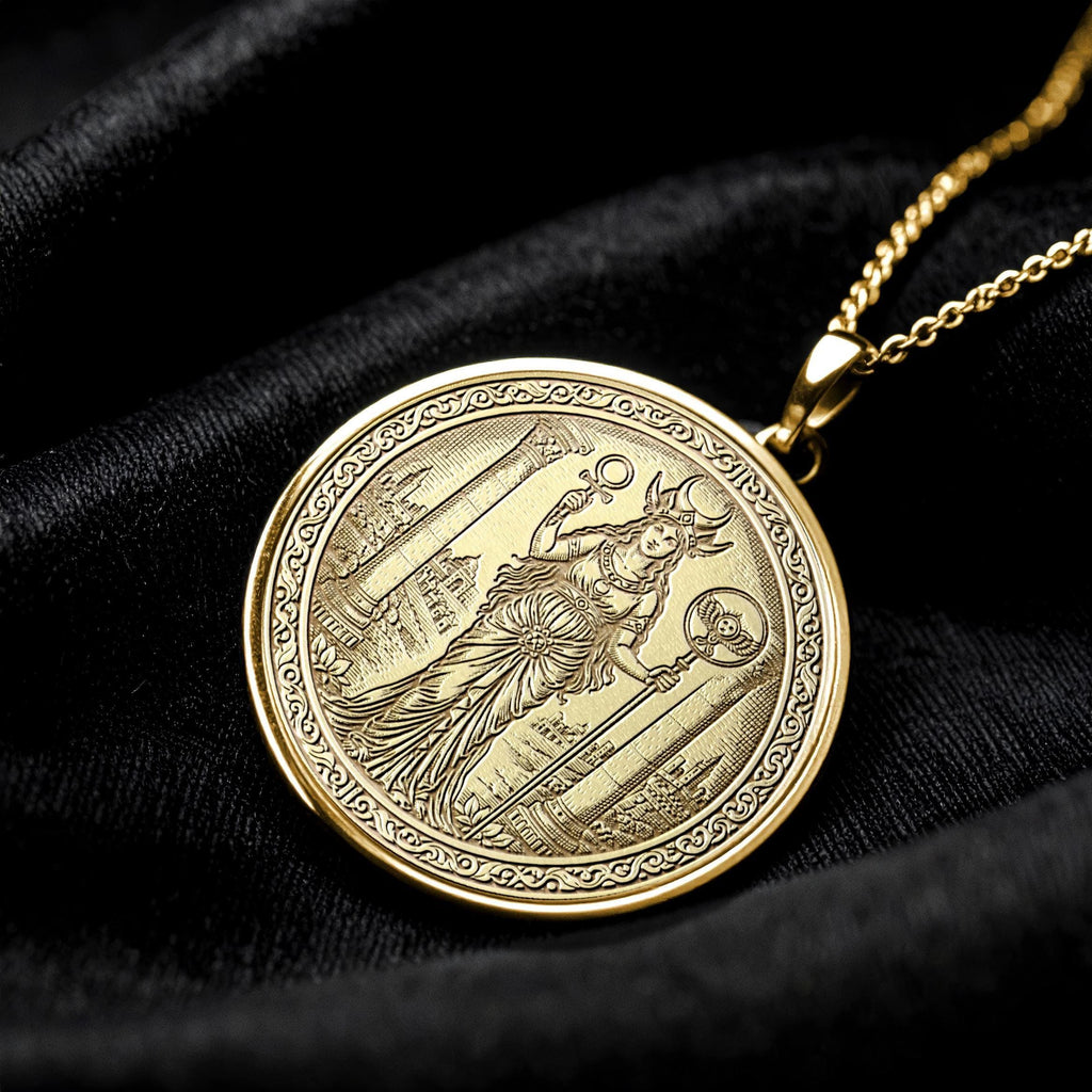 Astarte Pendant: Ancient Symbol of Power and Protection -406