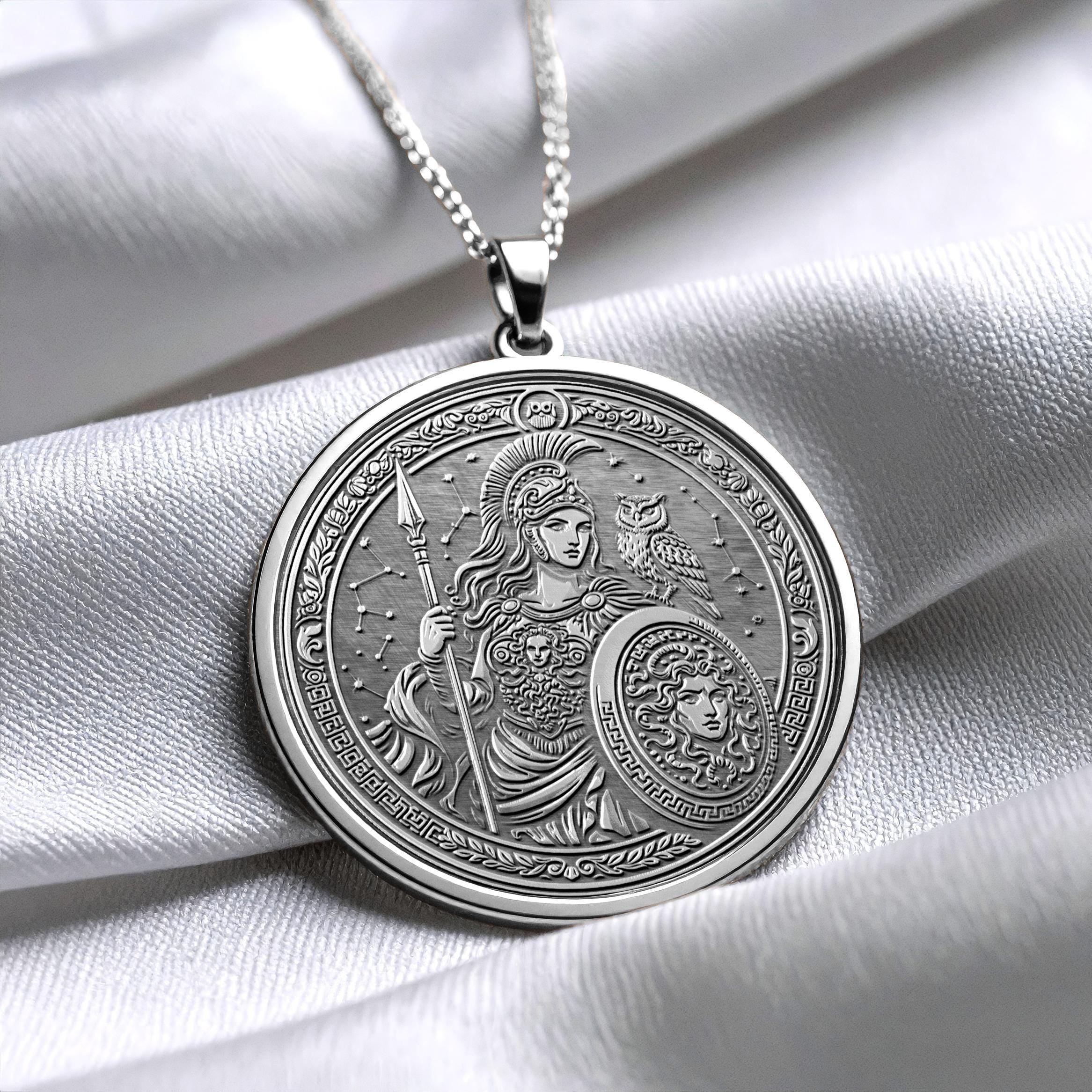 Athena Pendant – Ancient Greek Goddess of Wisdom -62