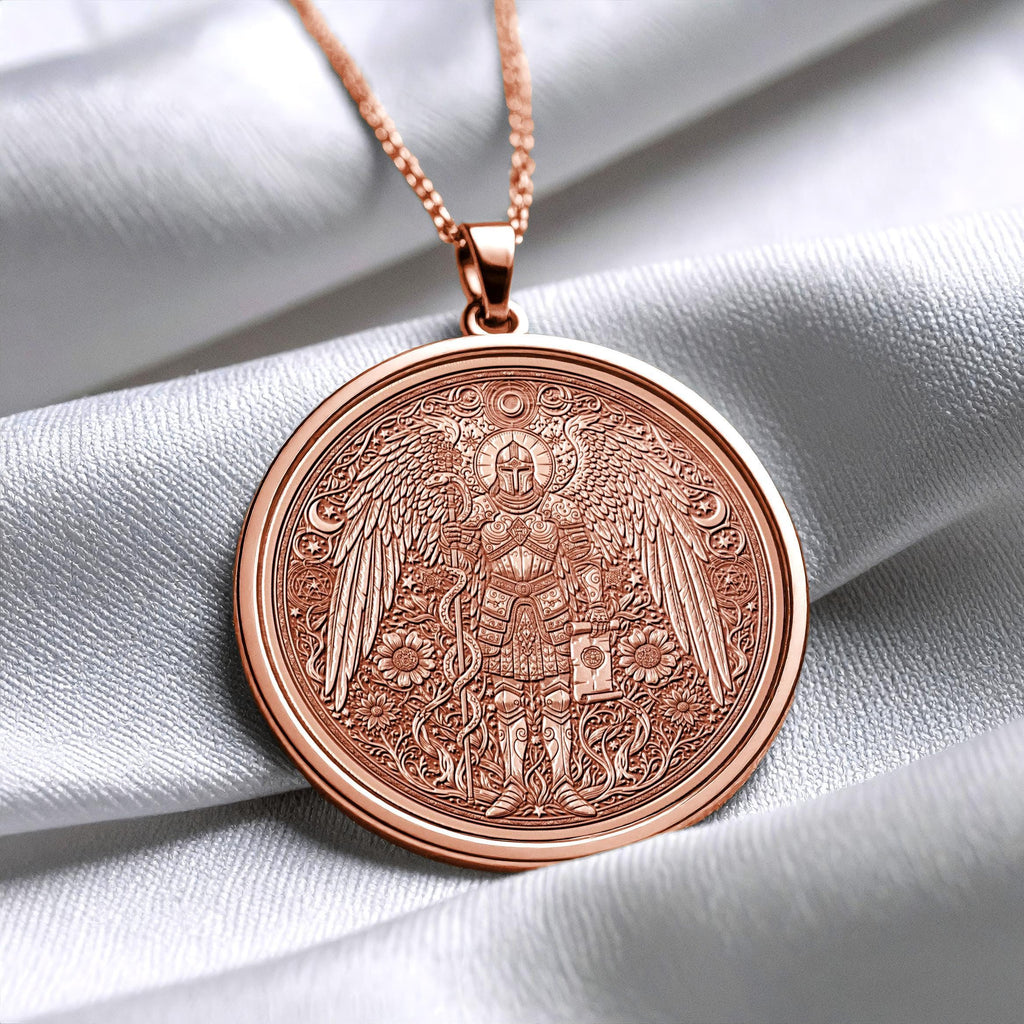 Archangel Gabriel Necklace – Divine Messenger Pendant -93