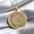 Armadillo Coin Necklace Uruguay Wildlife Jewelry -200