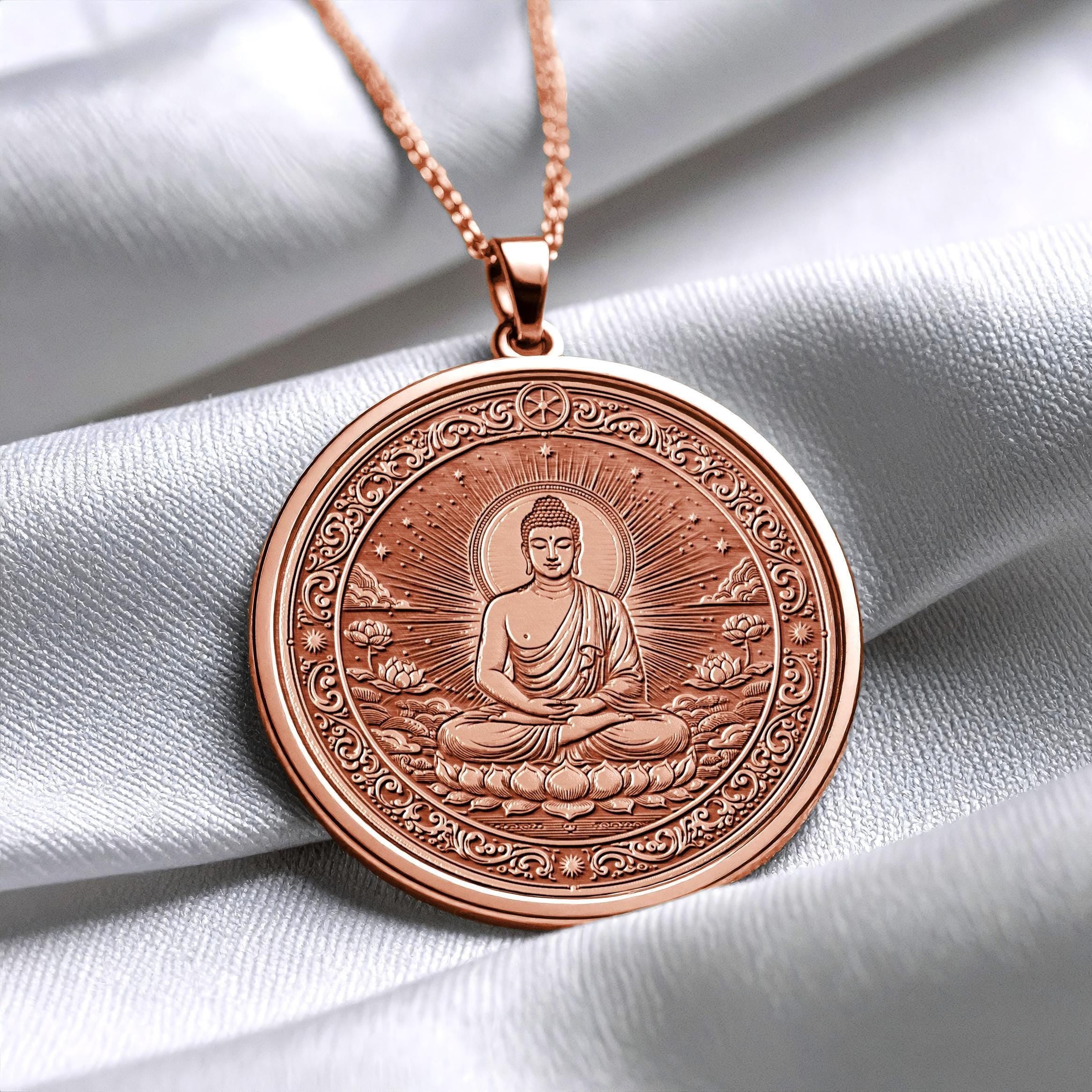 Buddha Necklace – Pendant of Serenity and Spiritual Growth -511