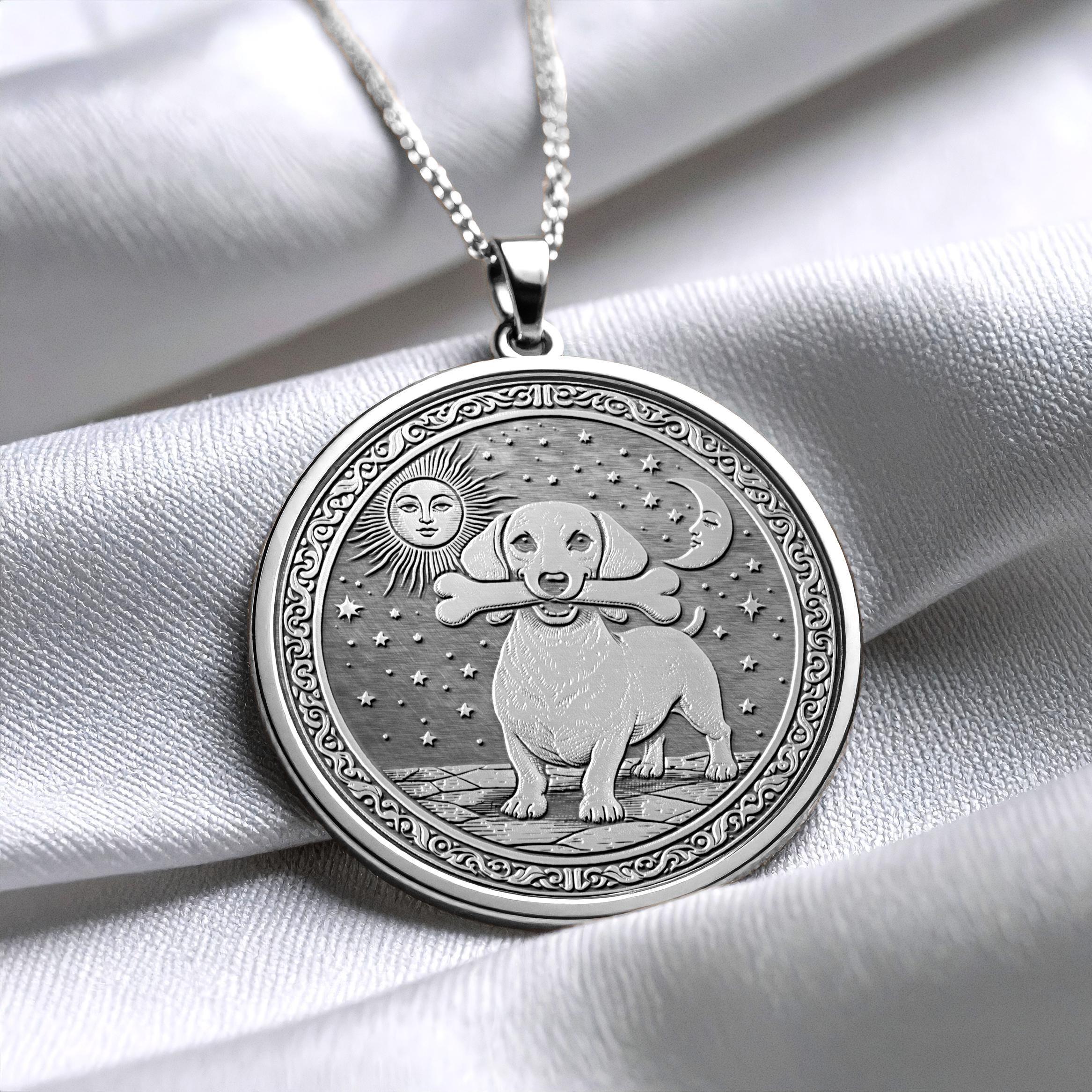 Dachshund Pendant - Necklace of Loyalty and Courage -462