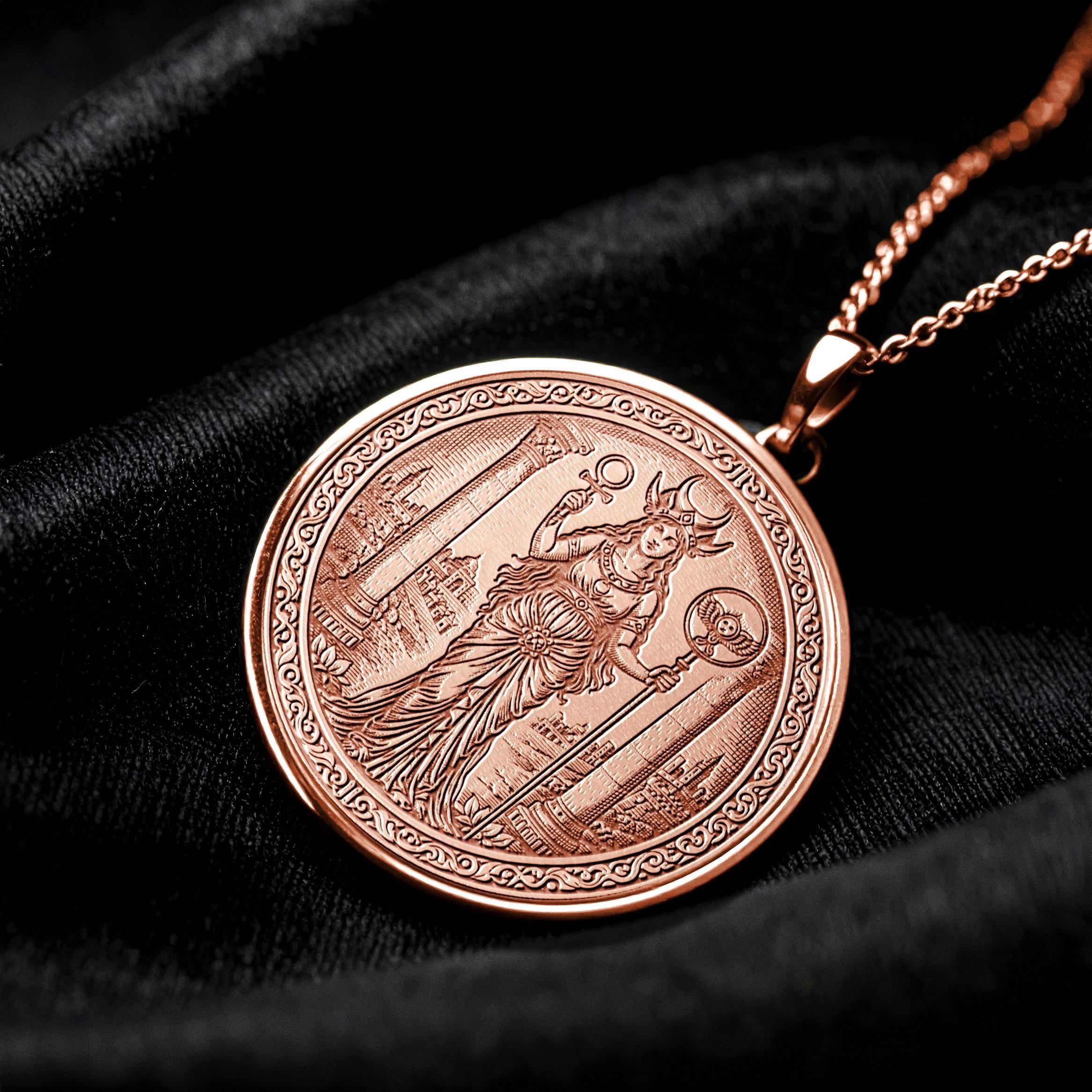 Astarte Pendant: Ancient Symbol of Power and Protection -406