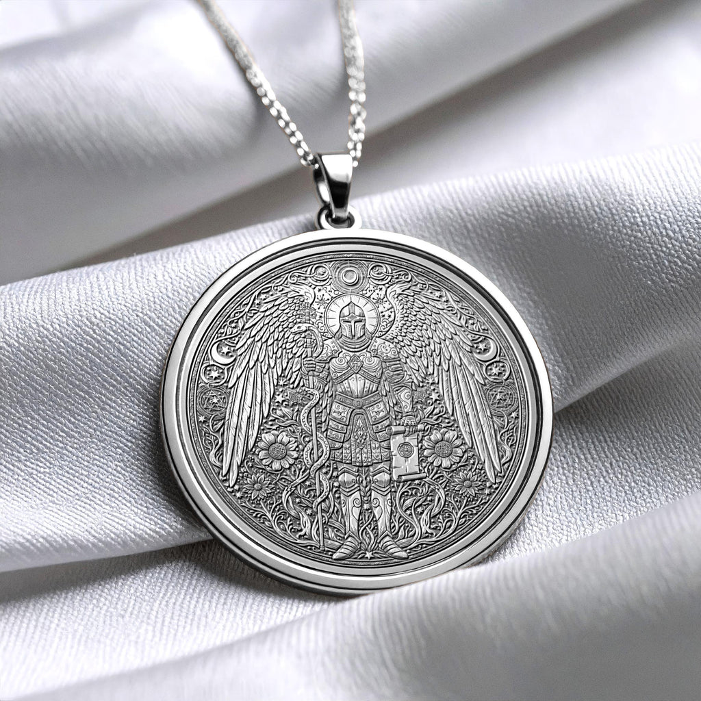 Archangel Gabriel Necklace – Divine Messenger Pendant -93