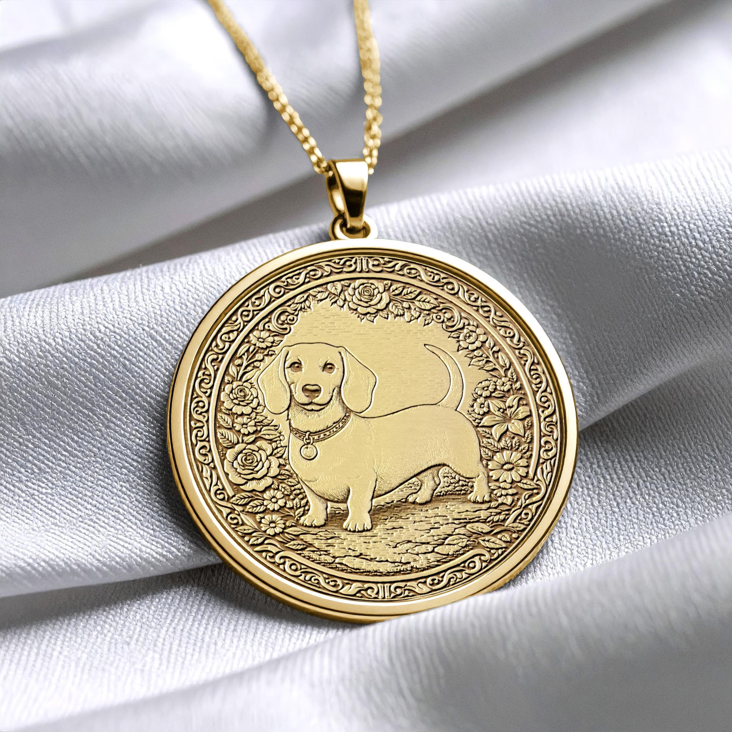 Dachshund Pendant –Necklace of Courage, Loyalty & Bold Spirit -460