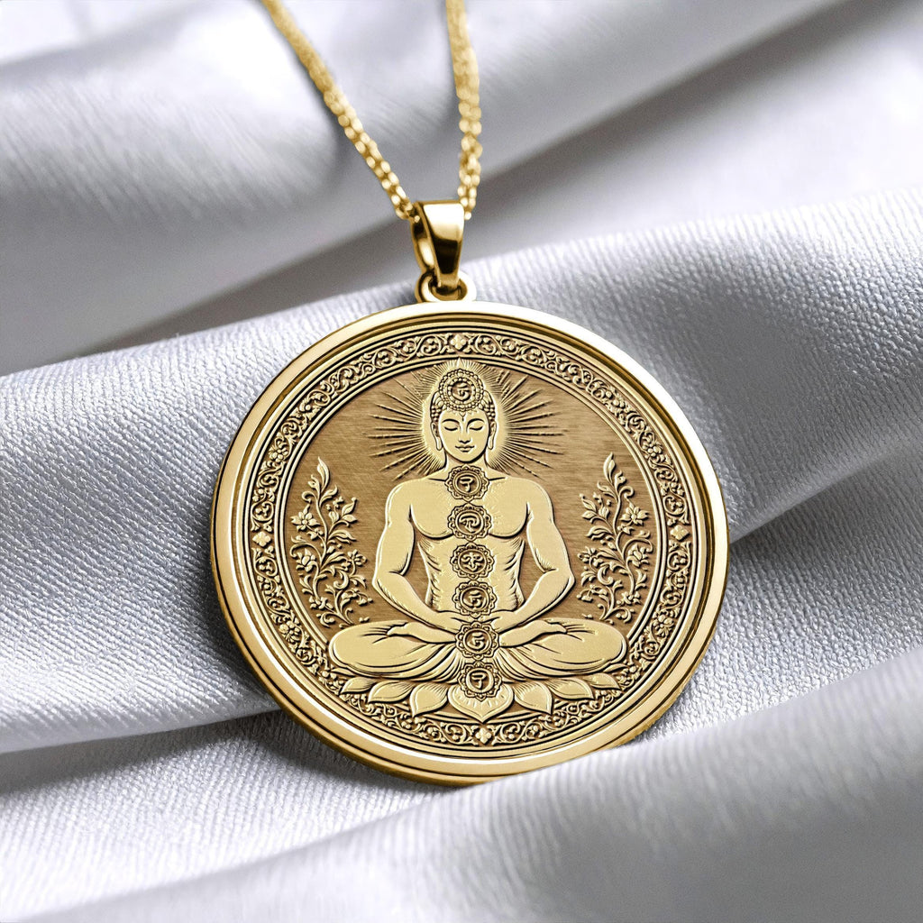Buddha Chakra Pendant Necklace – Yoga, Meditation & Mindfulness Jewelry Gift
