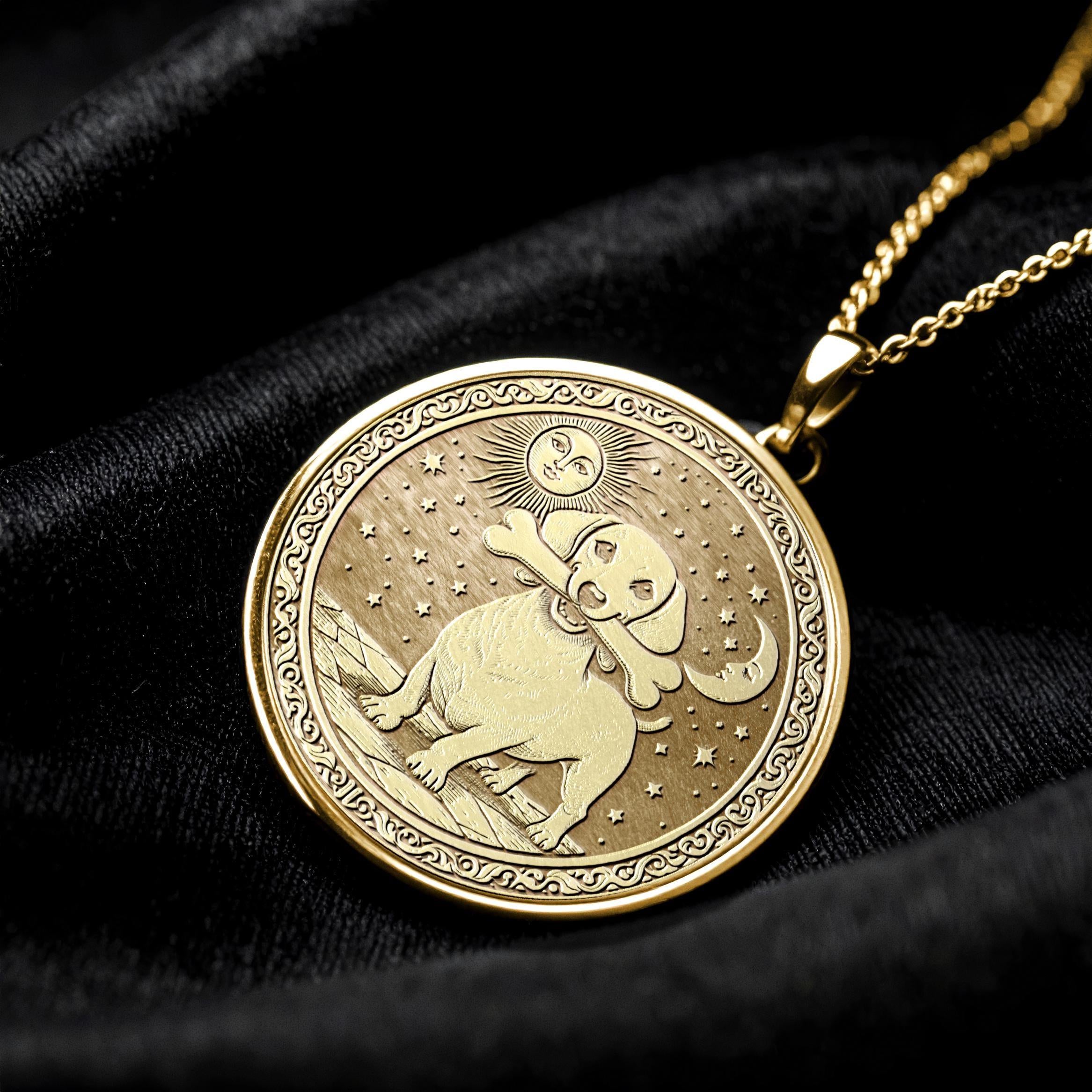 Dachshund Pendant - Necklace of Loyalty and Courage -462