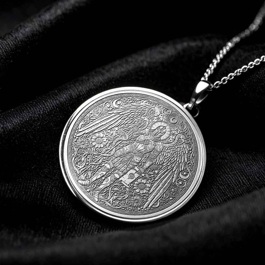 Archangel Gabriel Necklace – Divine Messenger Pendant -93