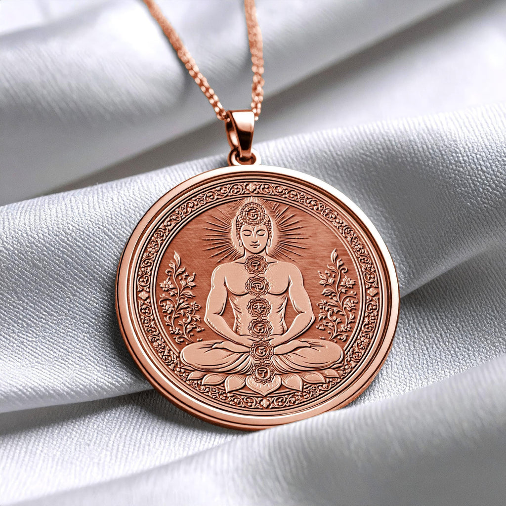 Buddha Chakra Pendant Necklace – Yoga, Meditation & Mindfulness Jewelry Gift
