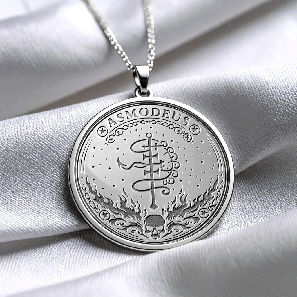 Asmoday Sigil Necklace Mystical Dark Symbol -344