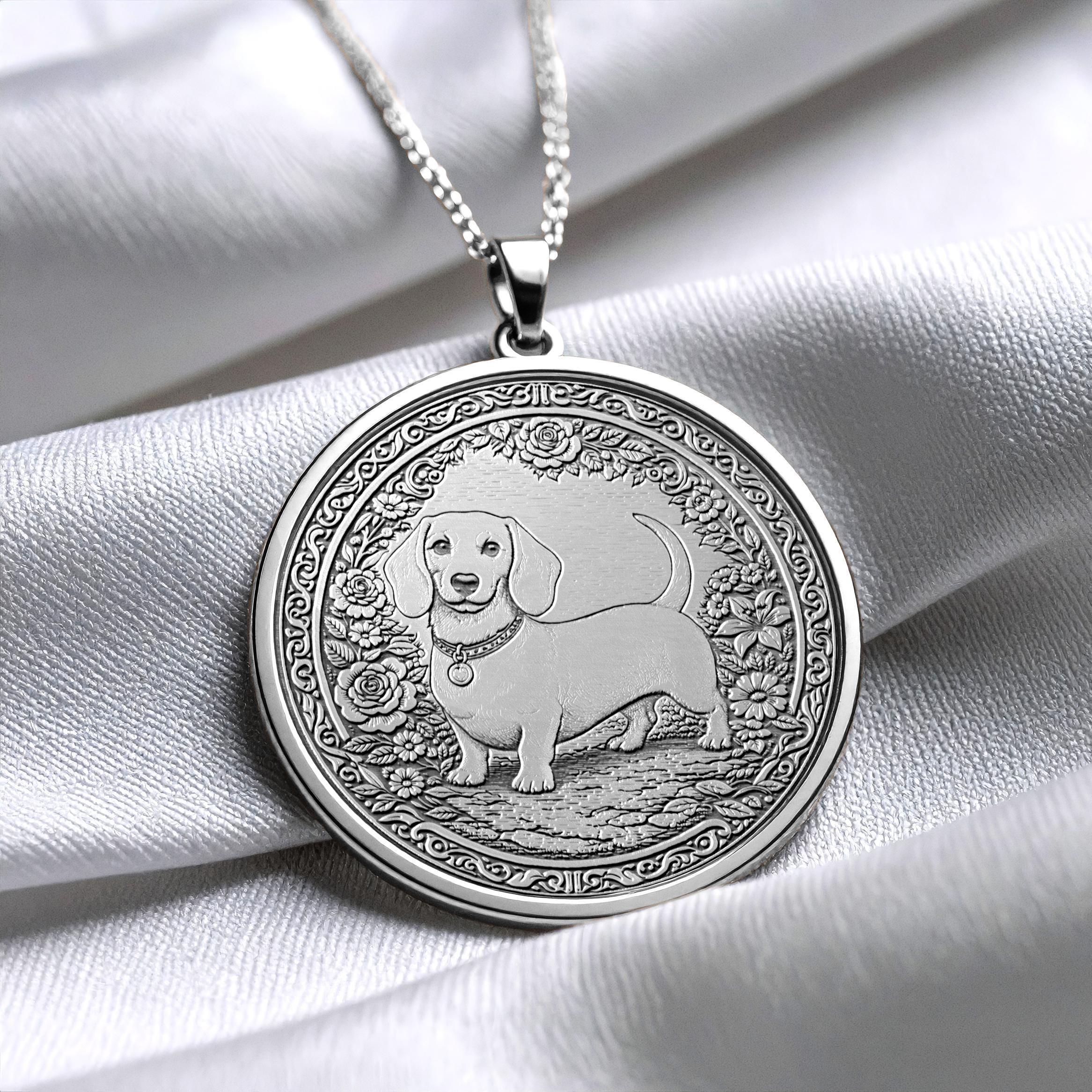 Dachshund Pendant –Necklace of Courage, Loyalty & Bold Spirit -460