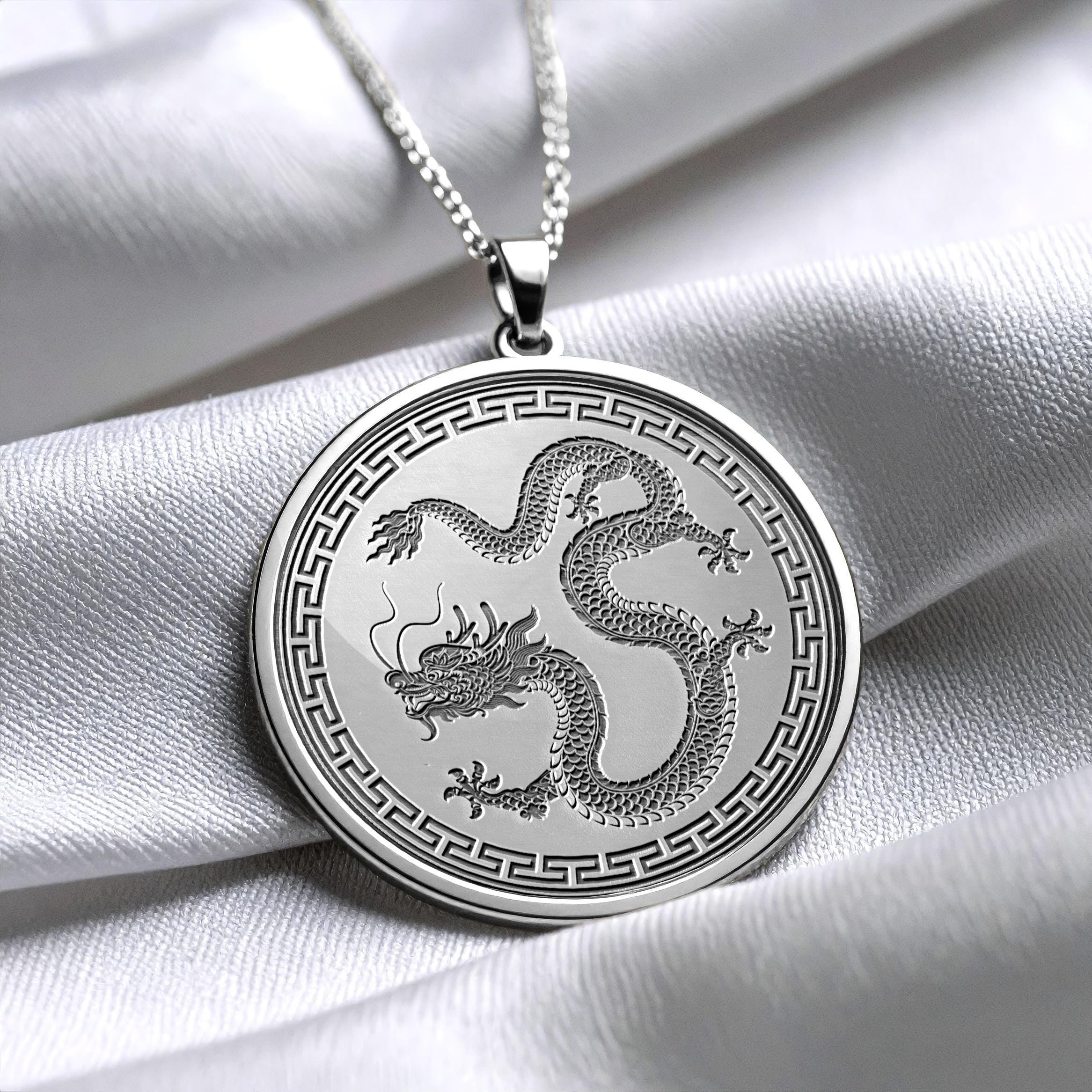 Chinese Dragon Pendant – Symbol of Power and Fortune -590