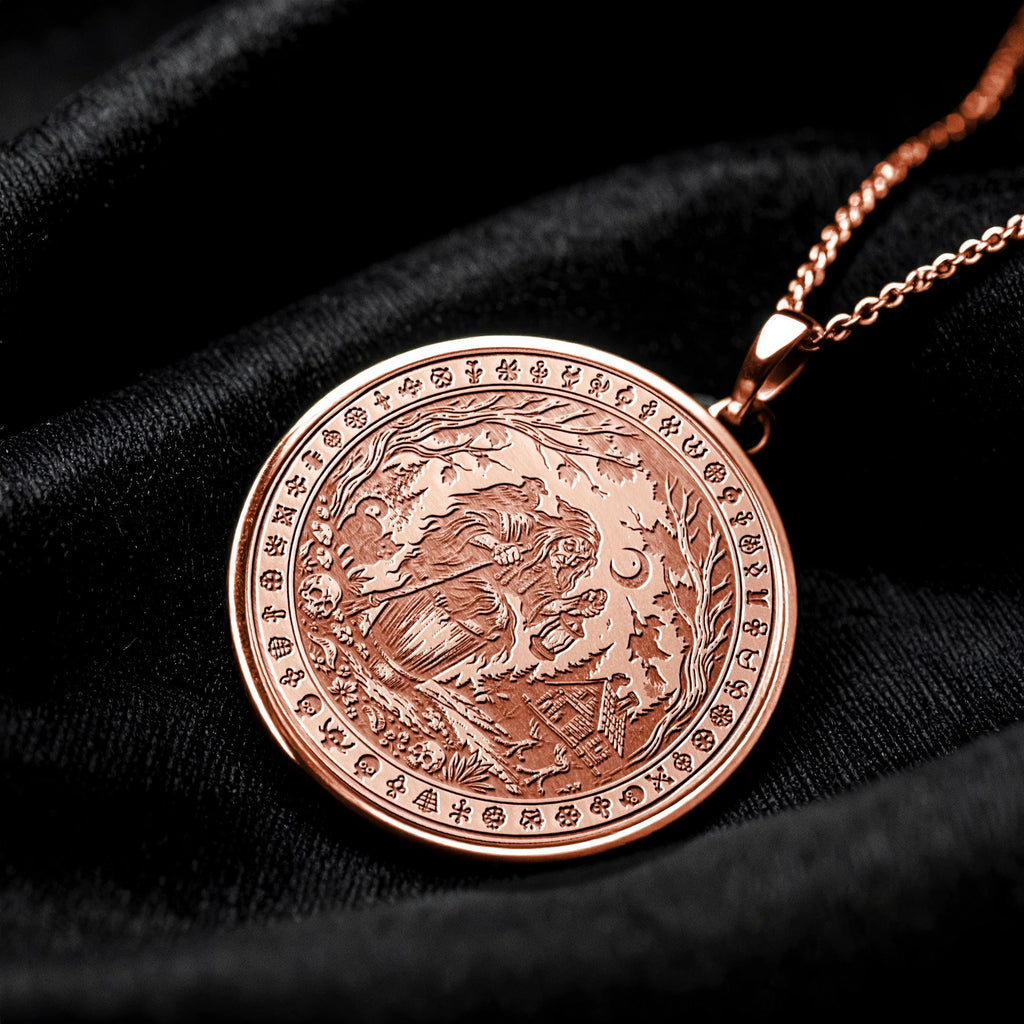 Baba Yaga – Slavic Folklore Inspired Mystic Pendant -311