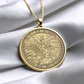 Athena Goddess Necklace – Greek Wisdom Medallion-55