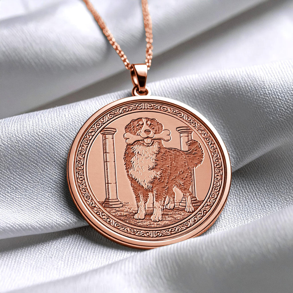 Bernese Dog Pendant – Necklace of Love and Devotion -413