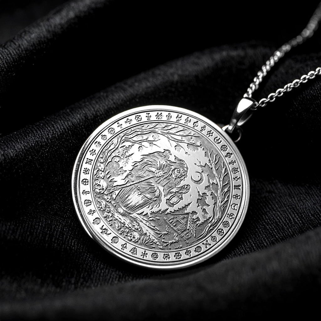 Baba Yaga – Slavic Folklore Inspired Mystic Pendant -311