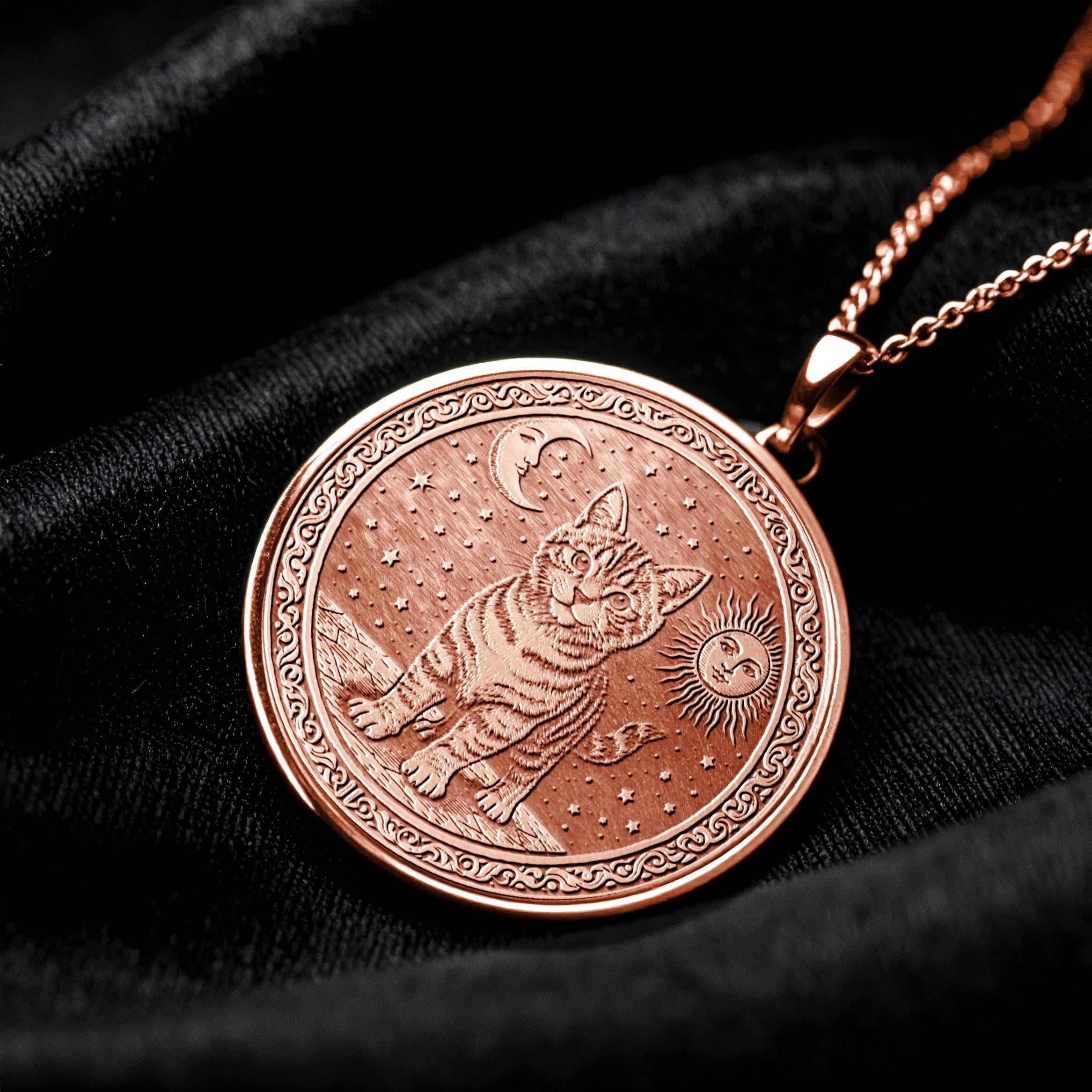 Bengal Cat Necklace – Wild Elegance, Untamed Beauty -473