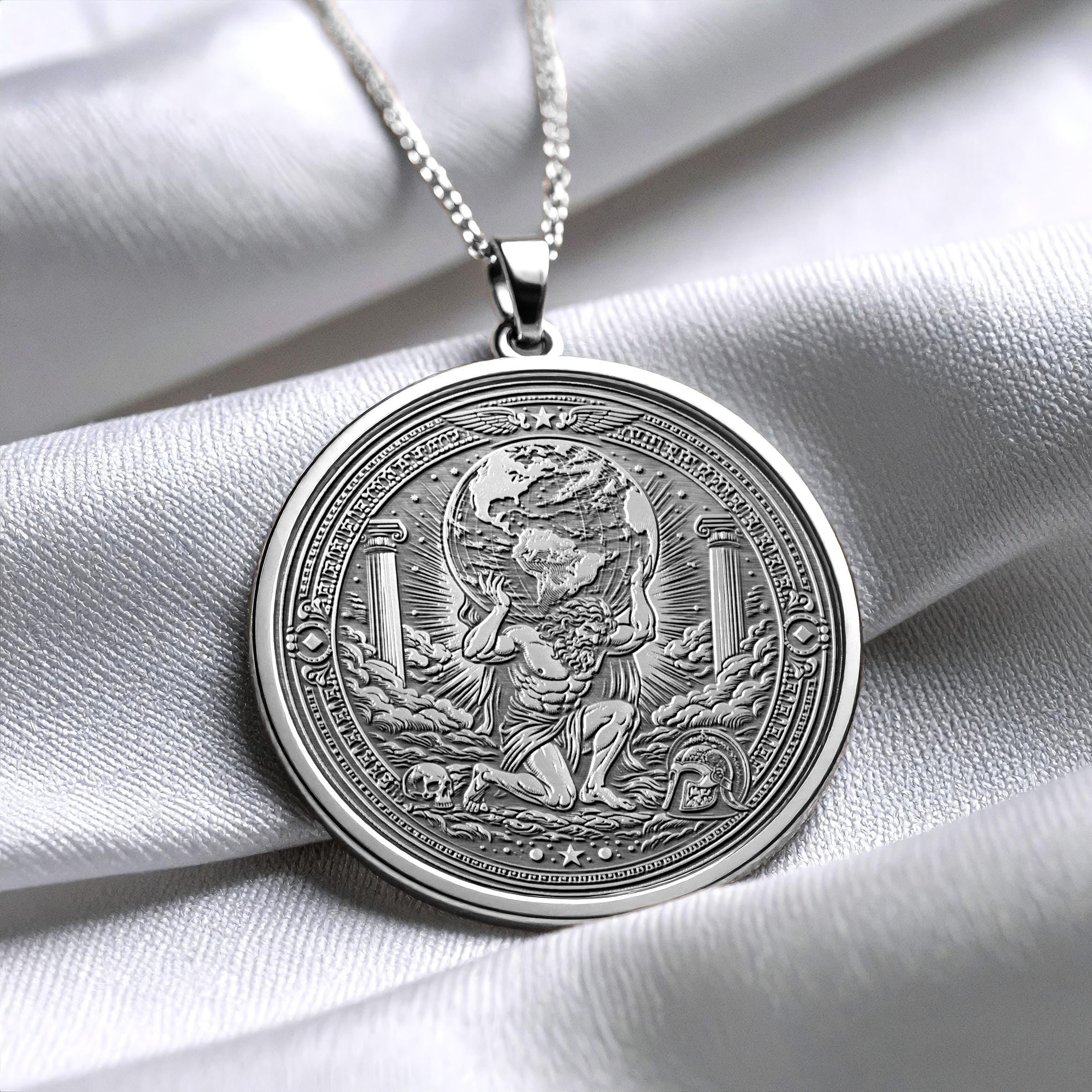 Atlas pendant - Greek titan of the sky  -309