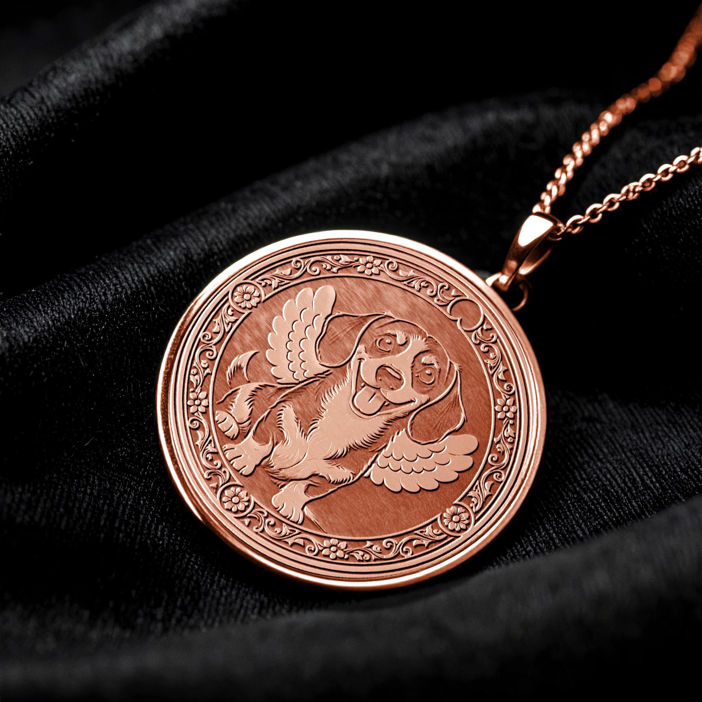 Brave and Loyal Dachshund Pendant - Sausage Dog Necklace -339