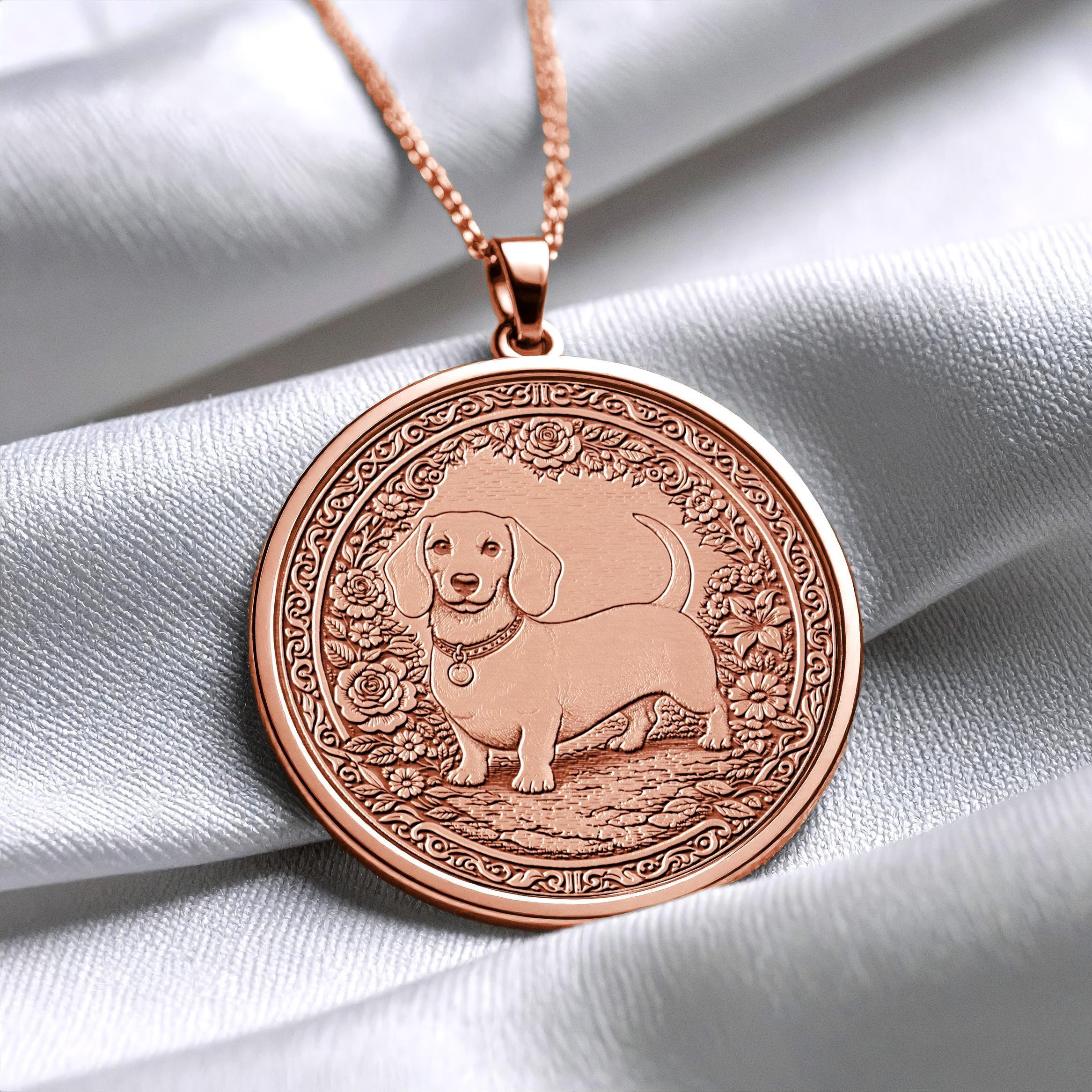Dachshund Pendant –Necklace of Courage, Loyalty & Bold Spirit -460