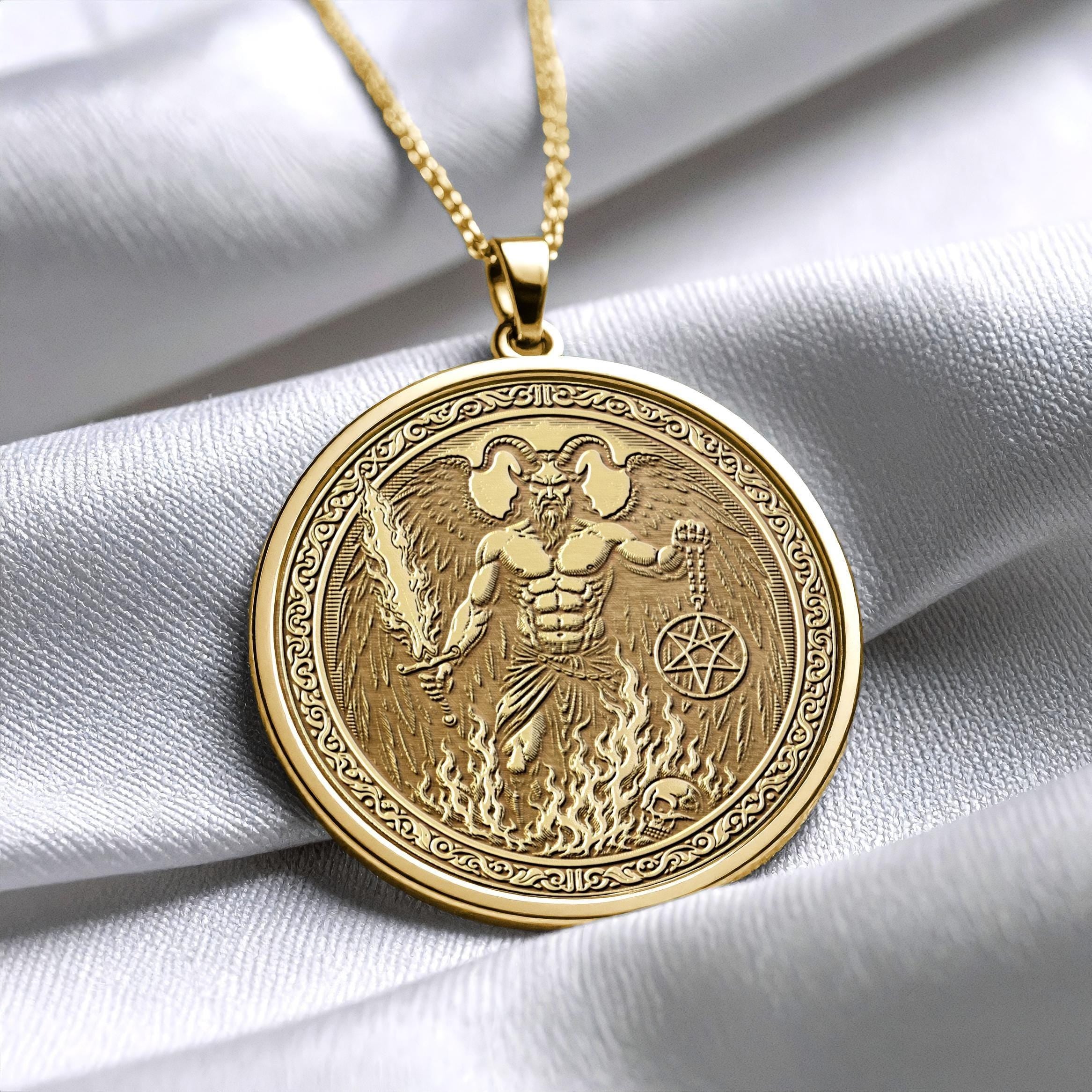 Azazel Fallen Angel Necklace - Power Symbol Pendant - 562