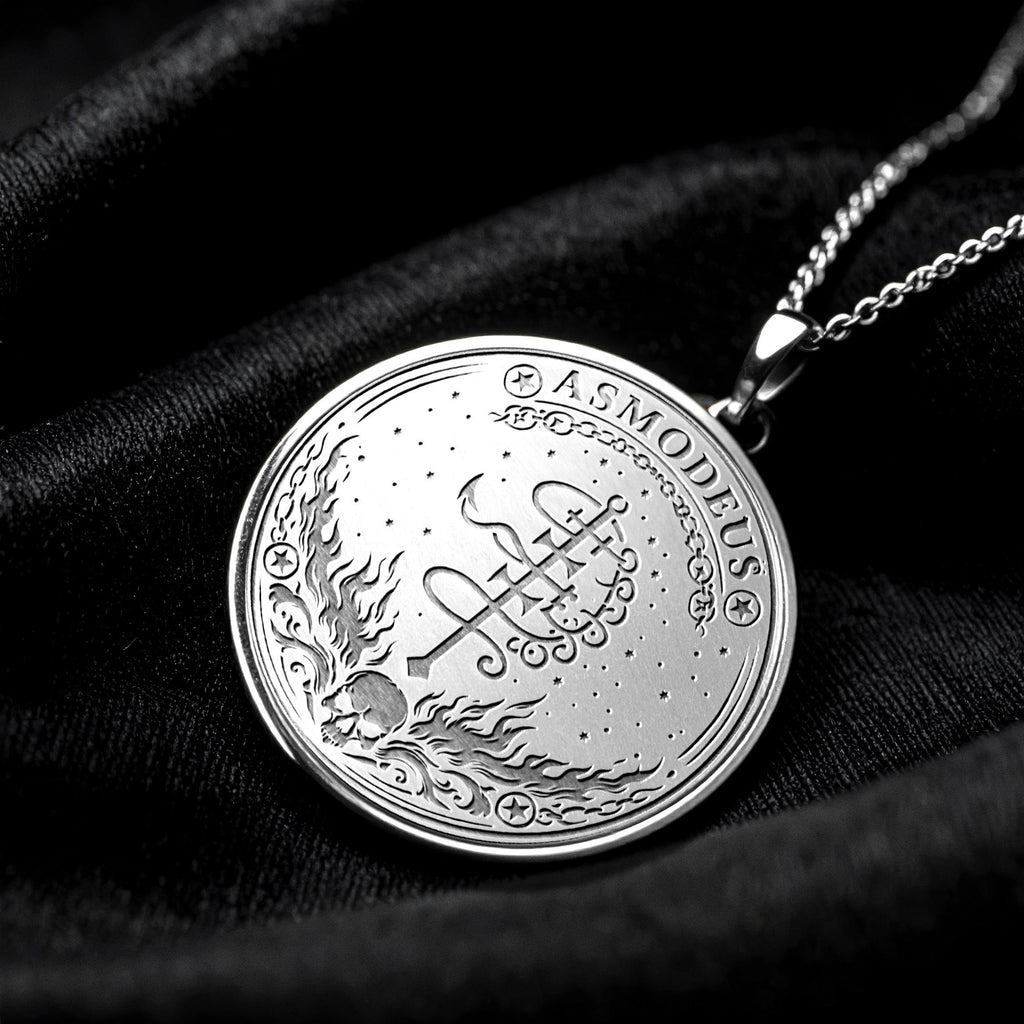 Asmoday Sigil Necklace Mystical Dark Symbol -344