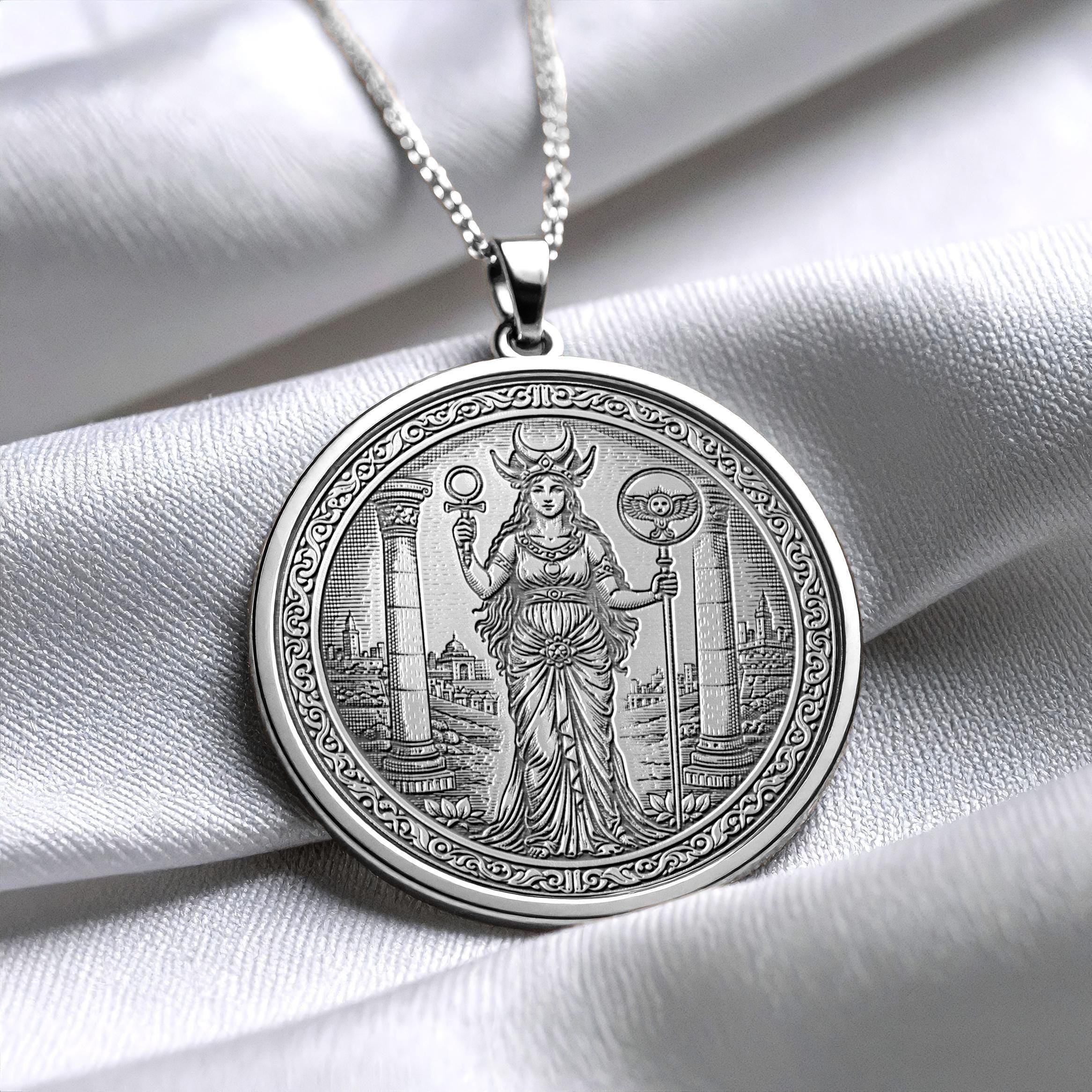 Astarte Pendant: Ancient Symbol of Power and Protection -406