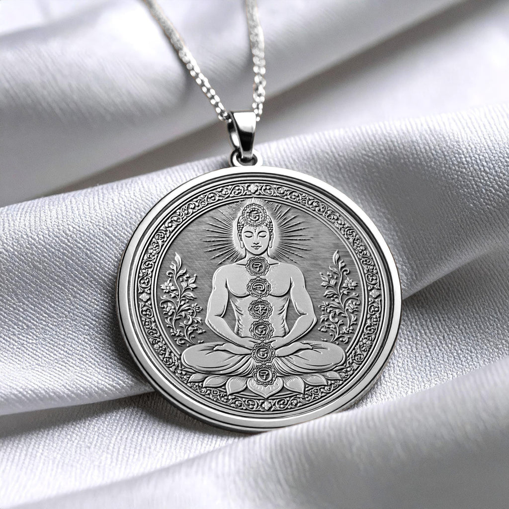Buddha Chakra Pendant Necklace – Yoga, Meditation & Mindfulness Jewelry Gift