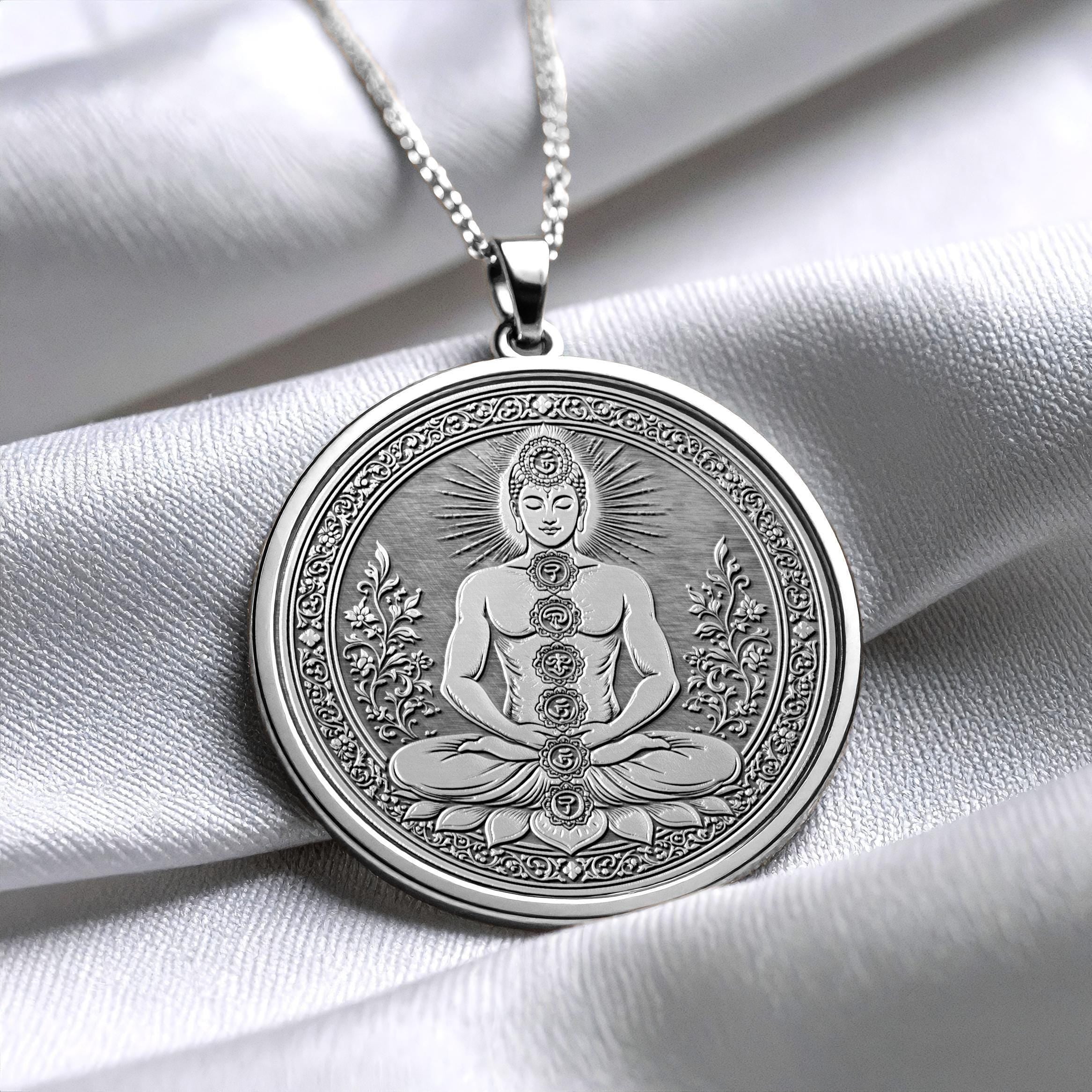 Buddha Chakra Pendant Necklace – Yoga, Meditation & Mindfulness Jewelry Gift