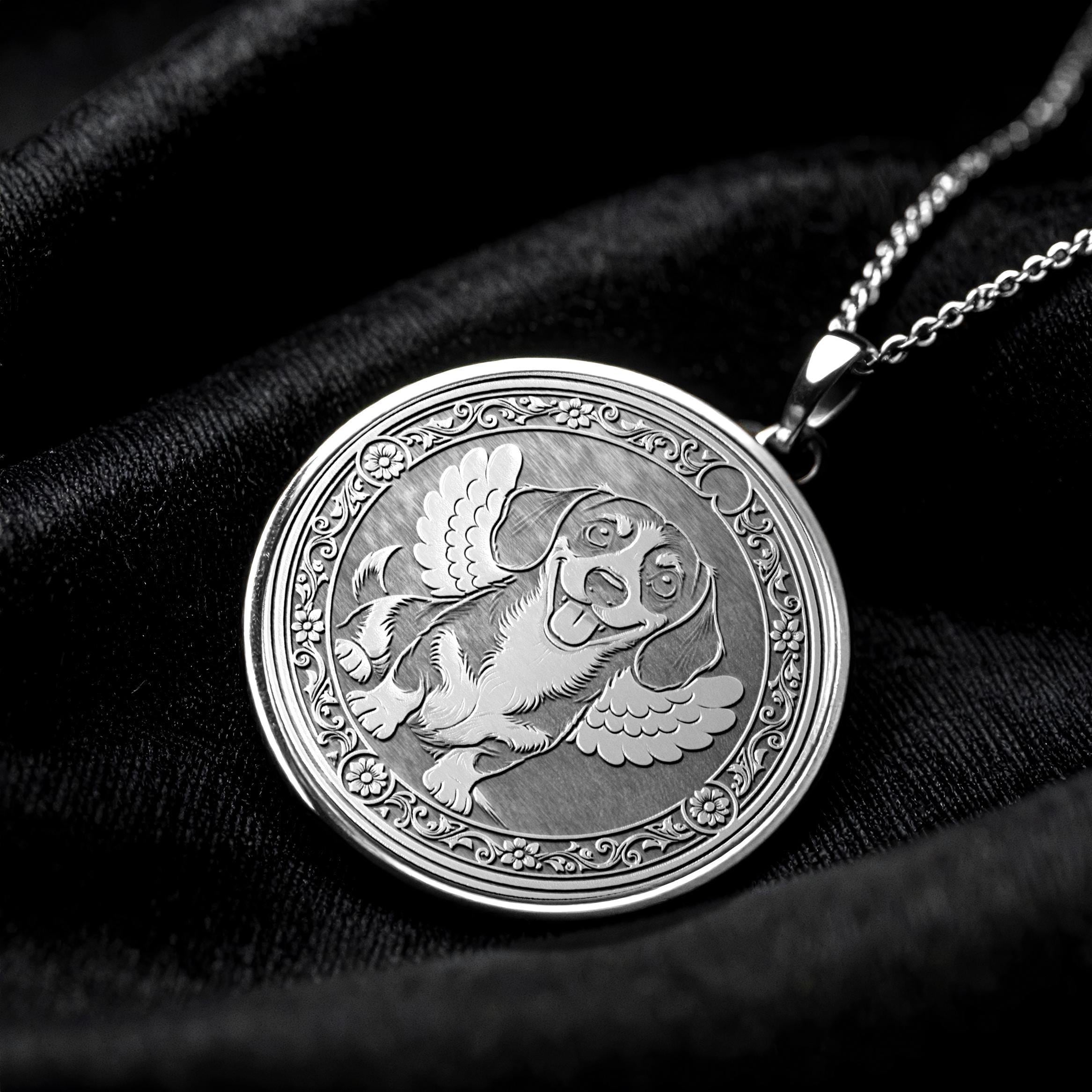 Brave and Loyal Dachshund Pendant - Sausage Dog Necklace -339