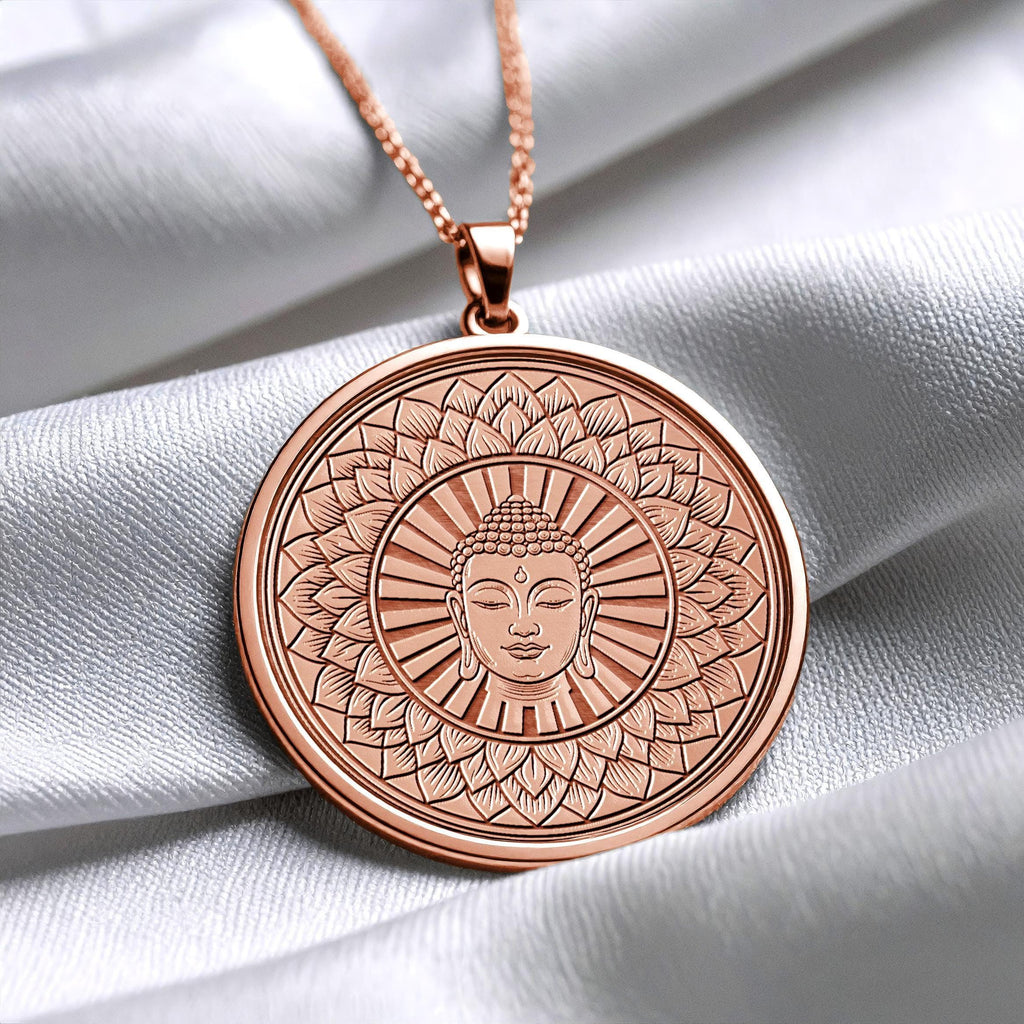 Buddha Necklace - Spiritual Meditation Zen Pendant -265