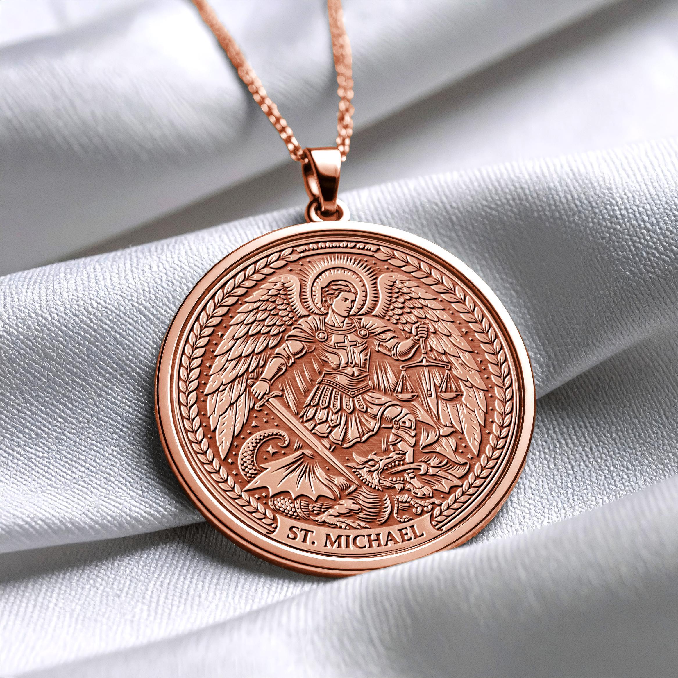 Archangel Michael Necklace – Protection Pendant -364