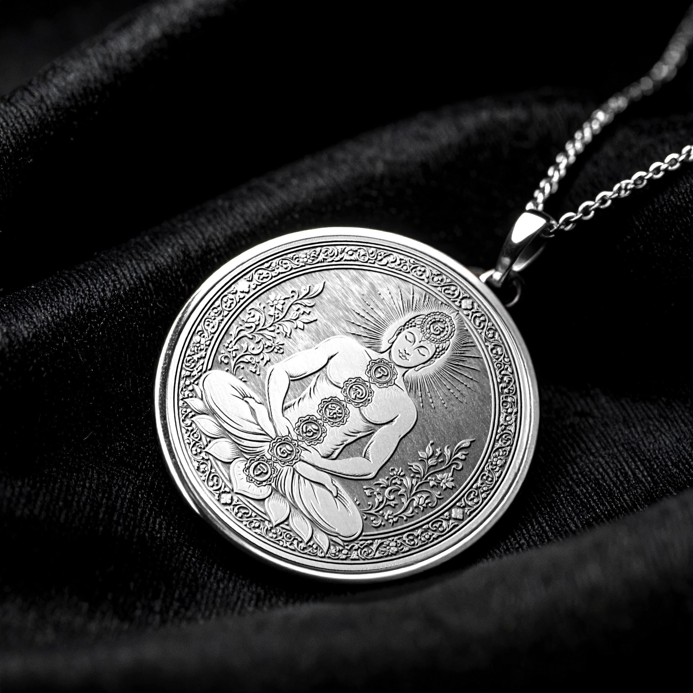 Buddha Chakra Pendant Necklace – Yoga, Meditation & Mindfulness Jewelry Gift